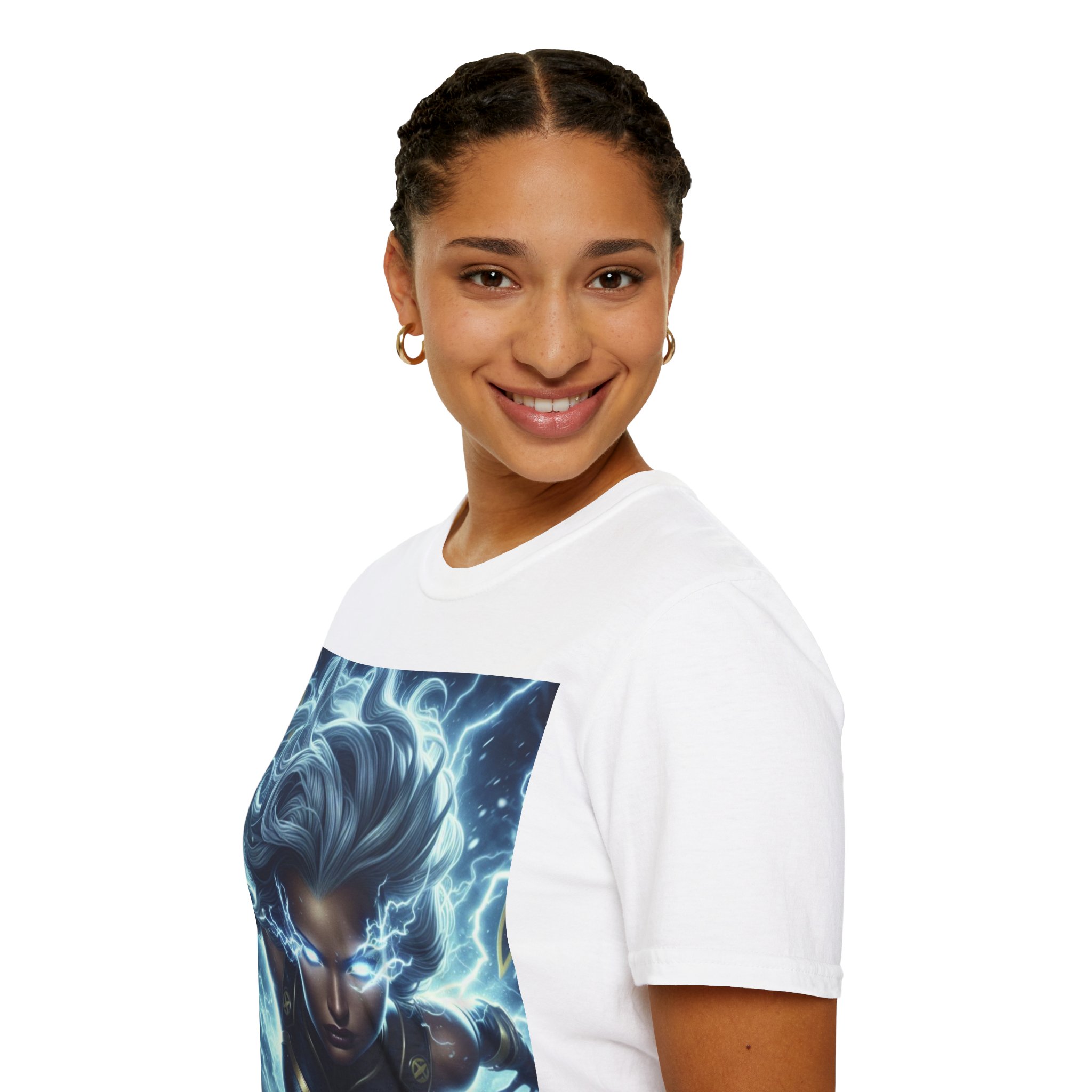 Storm Lightning Goddess Power Comic Art T‑Shirt - Image 15