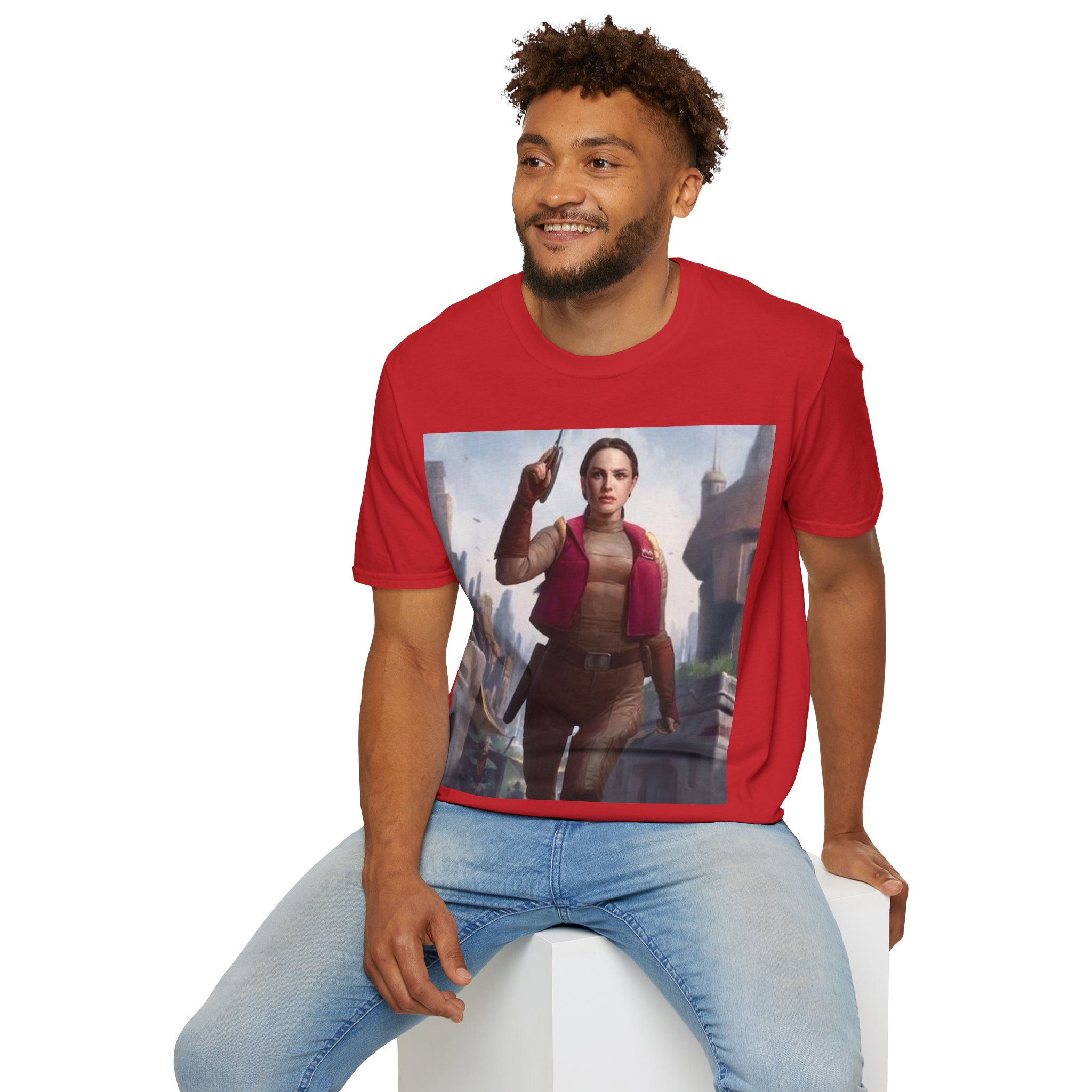 Padmé Amidala Galactic Rebel Force Comic Art T‑Shirt - Image 35