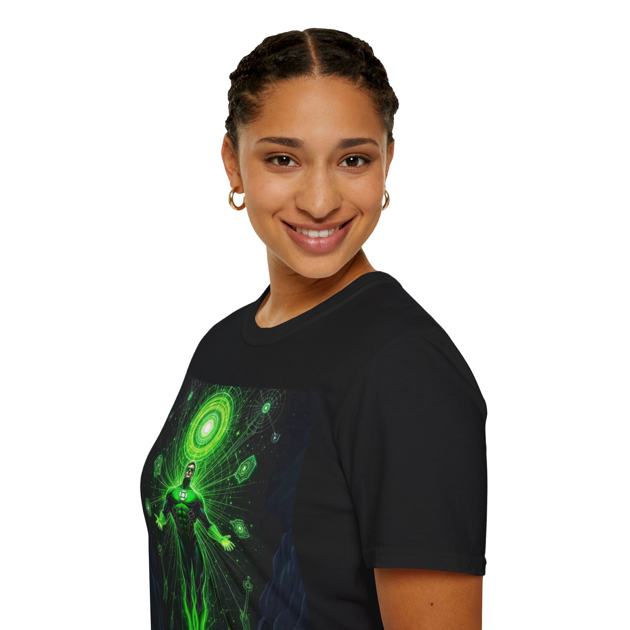 Green Lantern Cosmic Energy T-Shirt — Superhero Sci‑Fi Graphic Tee - Image 6