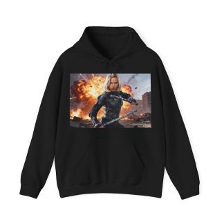 Black Widow Spy Strike Marvel Action Hoodie