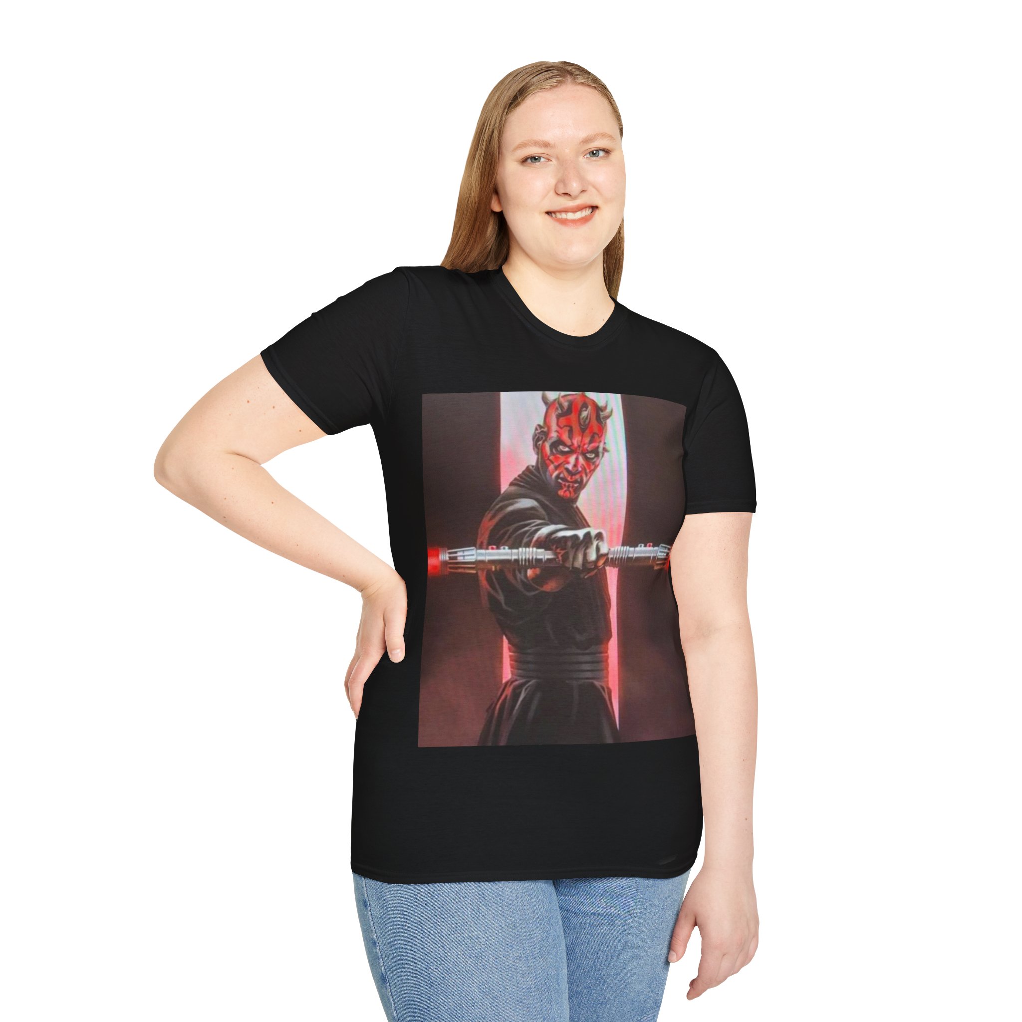Darth Maul Graphic T-Shirt — Star Wars Sith Lightsaber Tee - Image 4