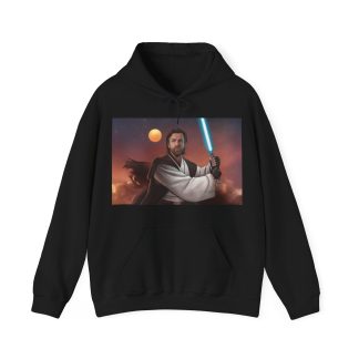 Obi‑Wan Kenobi Jedi Master Hoodie – Twin Suns Legacy