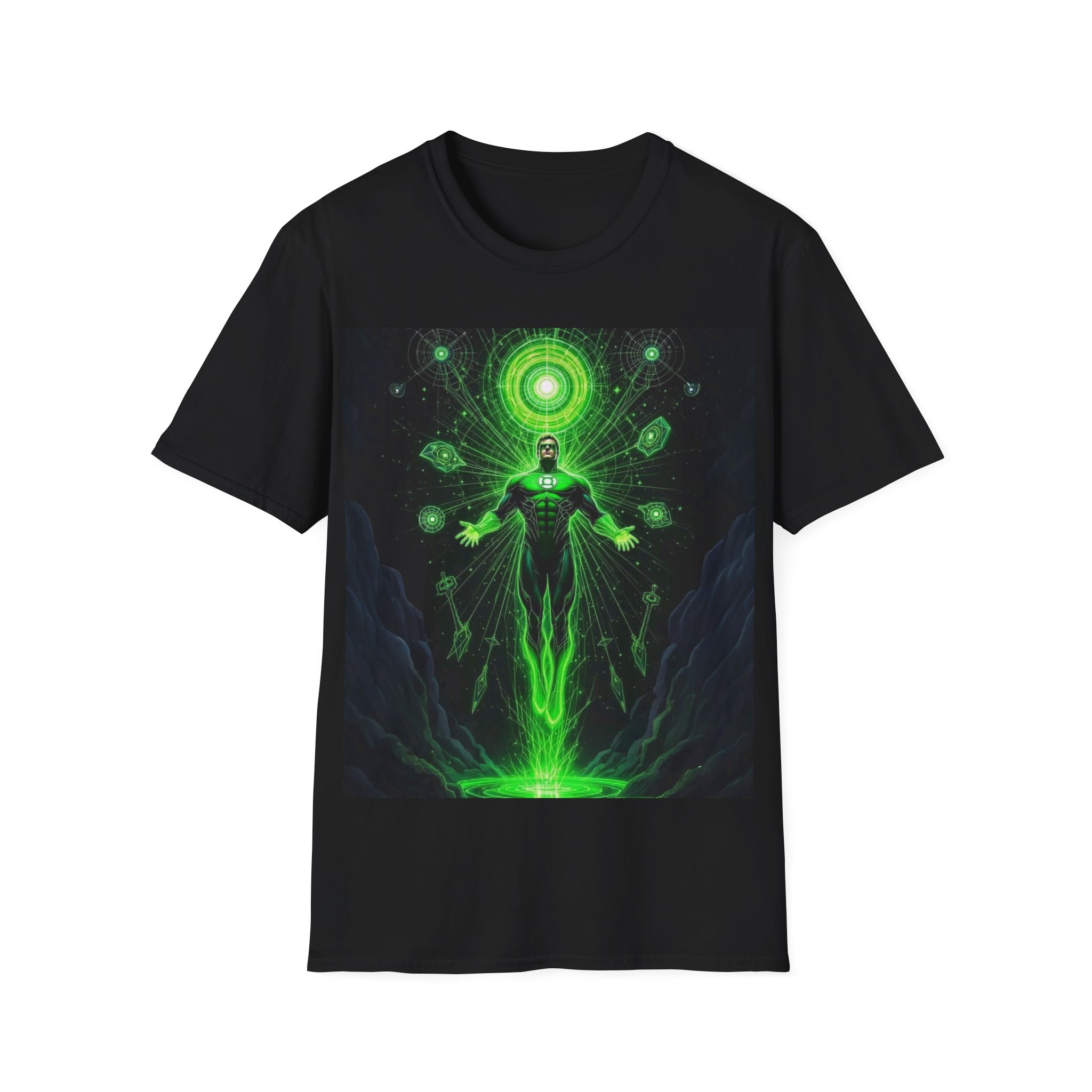 Green Lantern Cosmic Energy T-Shirt — Superhero Sci‑Fi Graphic Tee