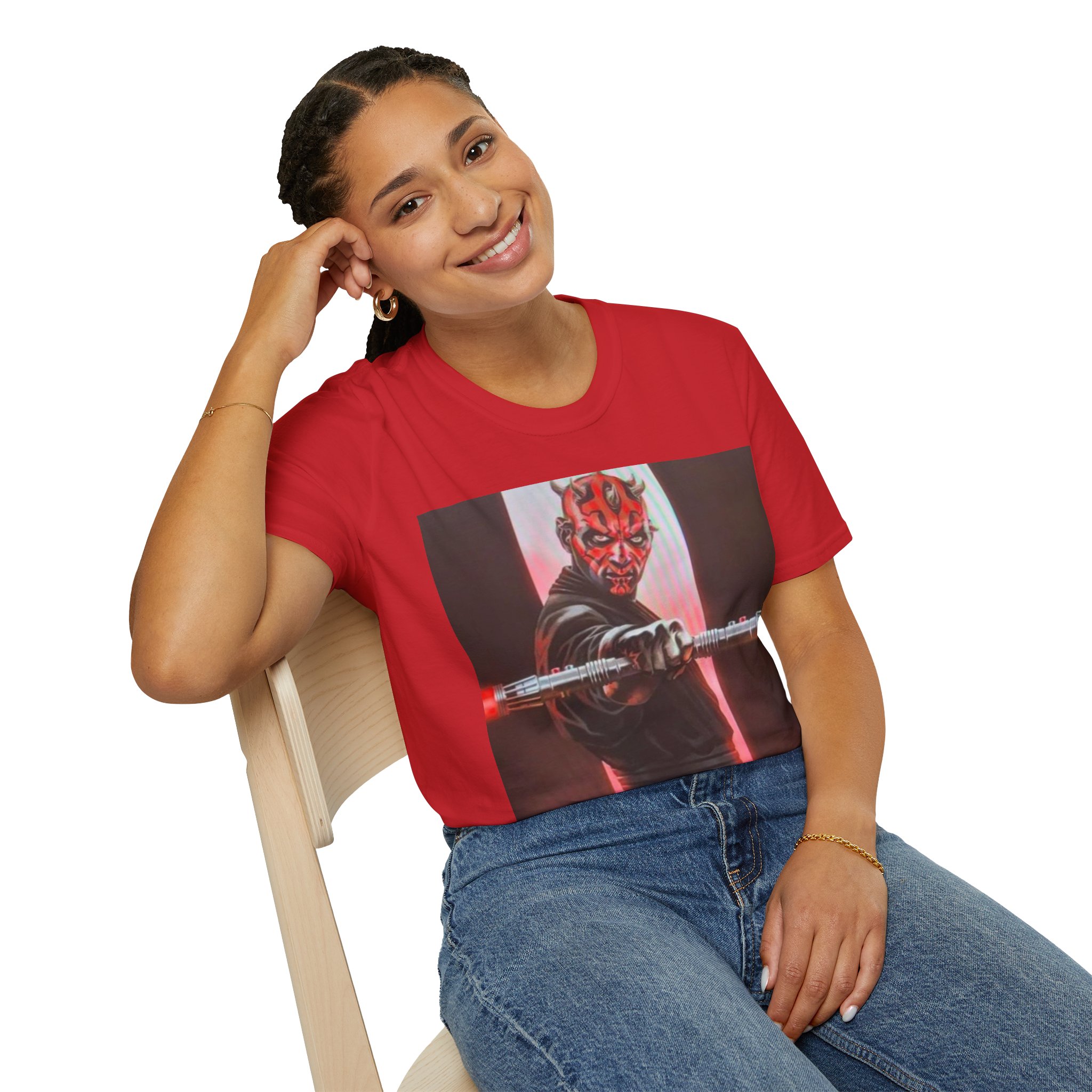 Darth Maul Graphic T-Shirt — Star Wars Sith Lightsaber Tee - Image 34
