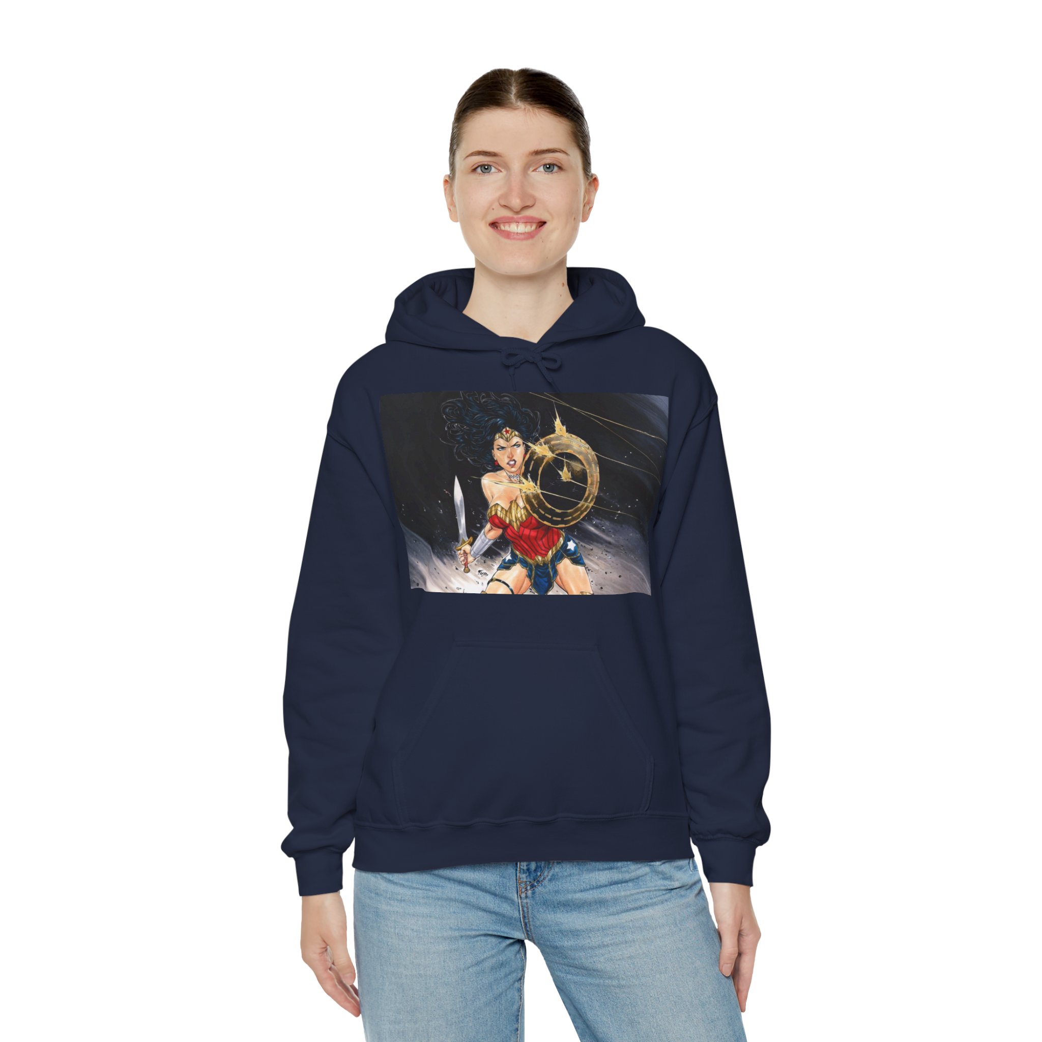 Wonder Woman Warrior Hoodie – Amazon Strength Design - Image 18
