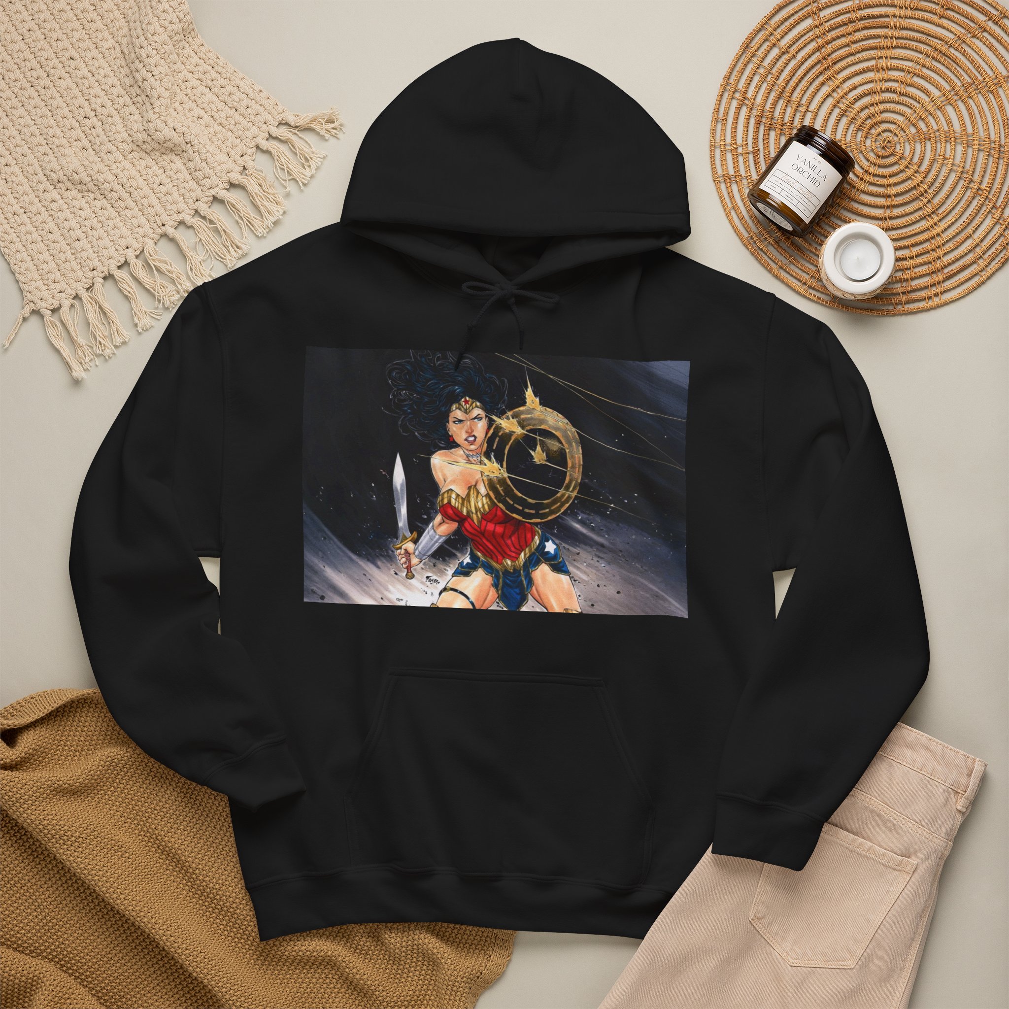 Wonder Woman Warrior Hoodie – Amazon Strength Design - Image 5