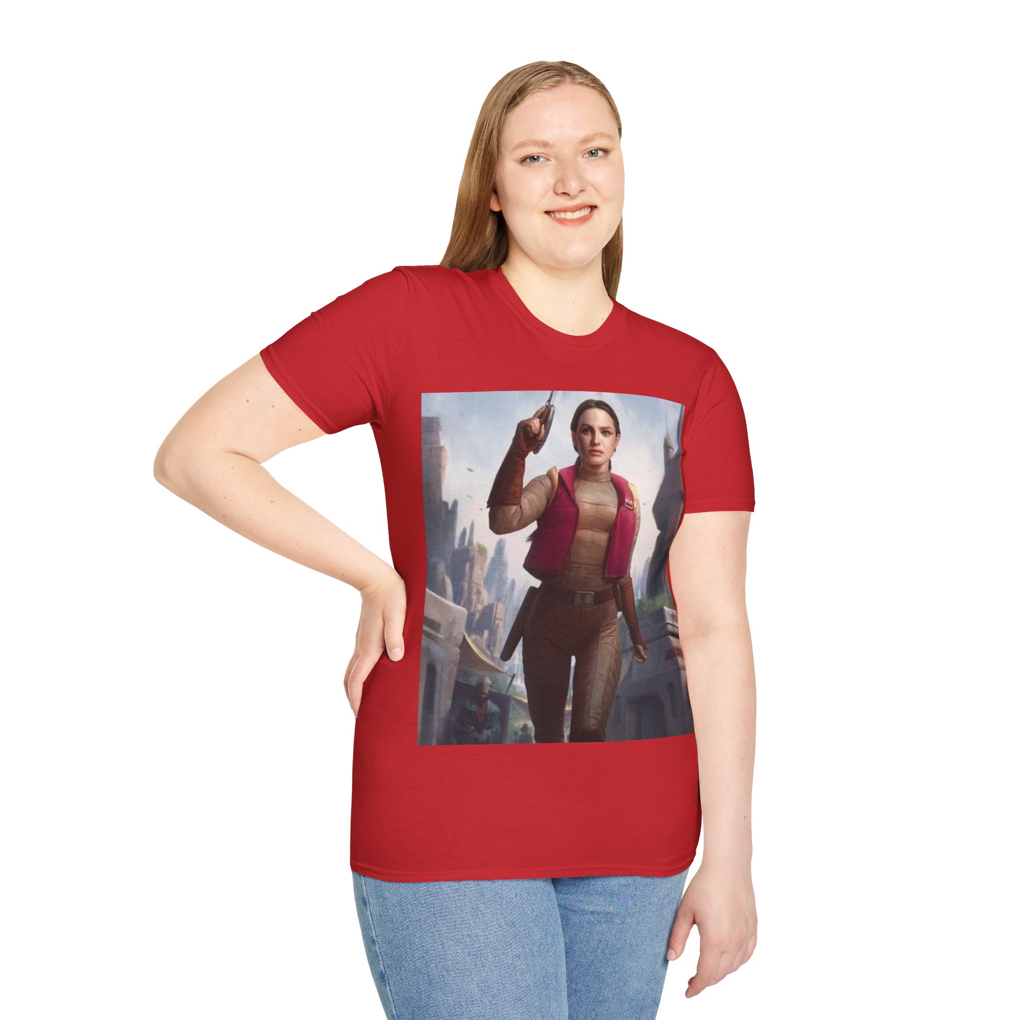 Padmé Amidala Galactic Rebel Force Comic Art T‑Shirt - Image 31