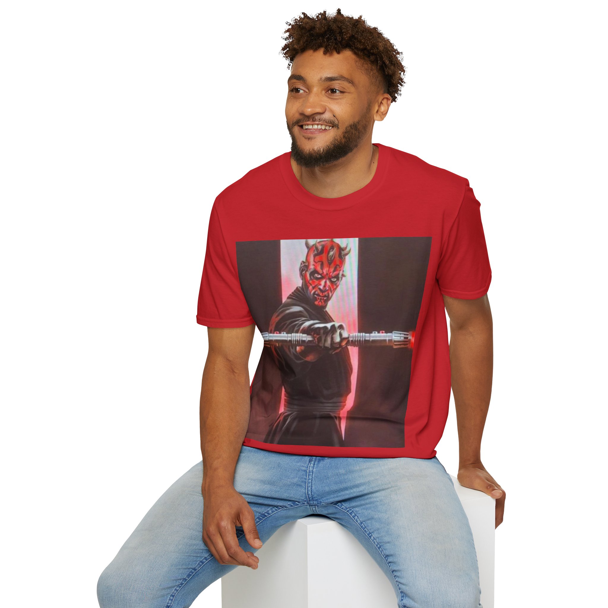 Darth Maul Graphic T-Shirt — Star Wars Sith Lightsaber Tee - Image 35