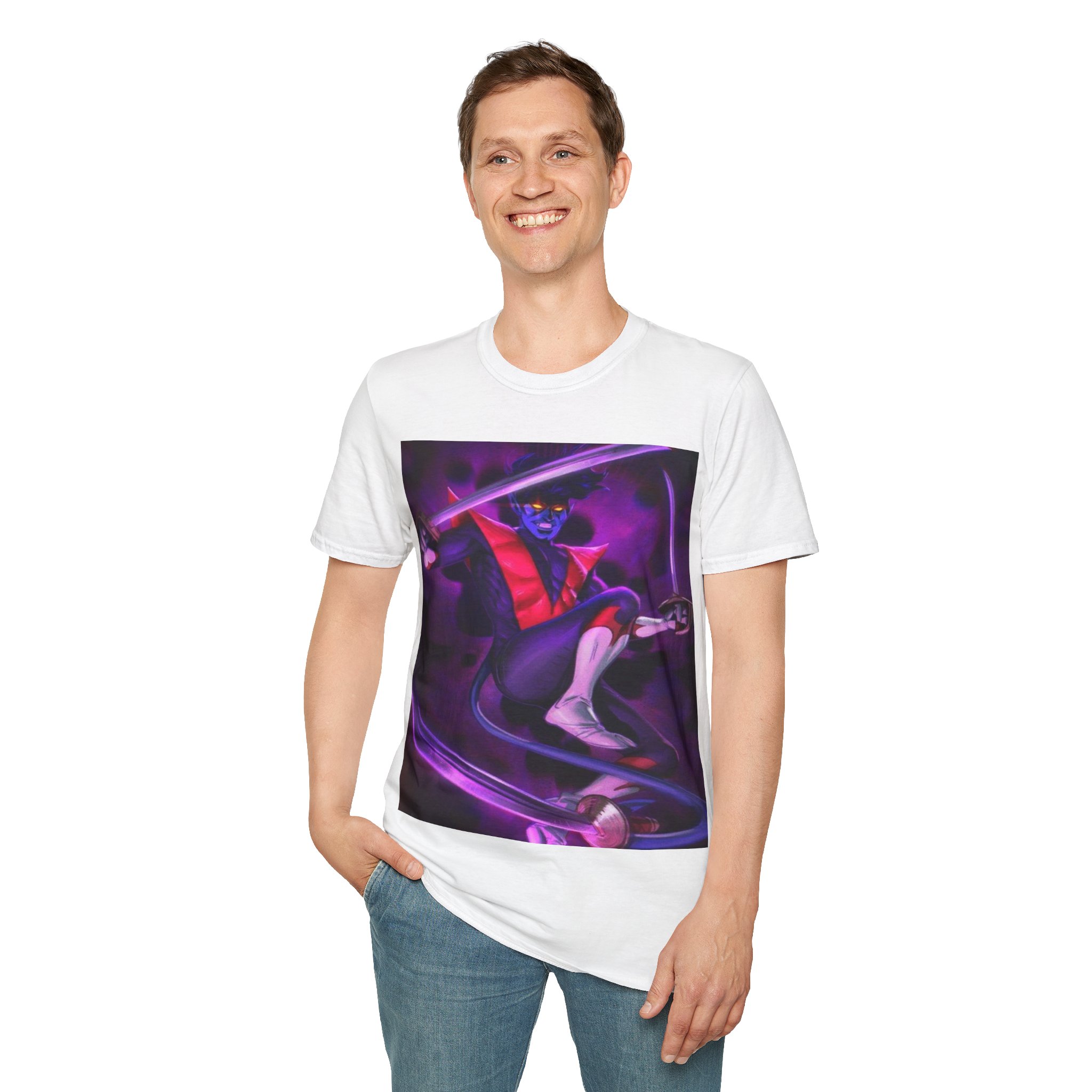 Nightcrawler Shadow Strike Comic Art Graphic Tee - Image 14