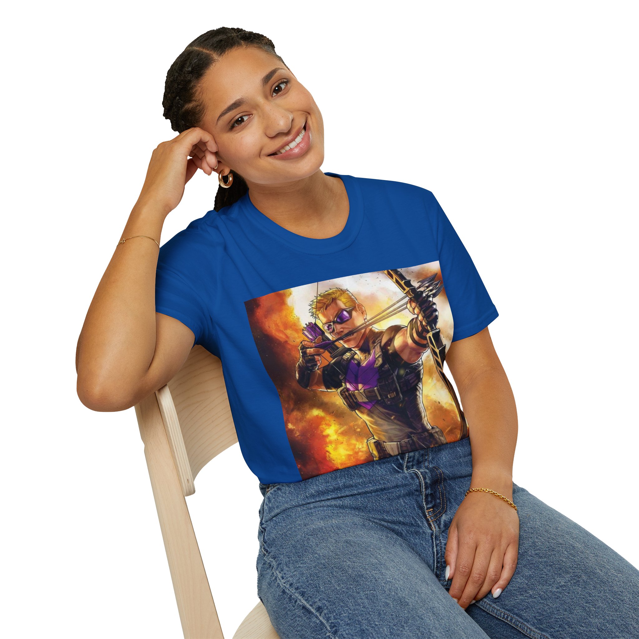 Hawkeye Precision Archer Fire Battle Graphic Tee - Image 25