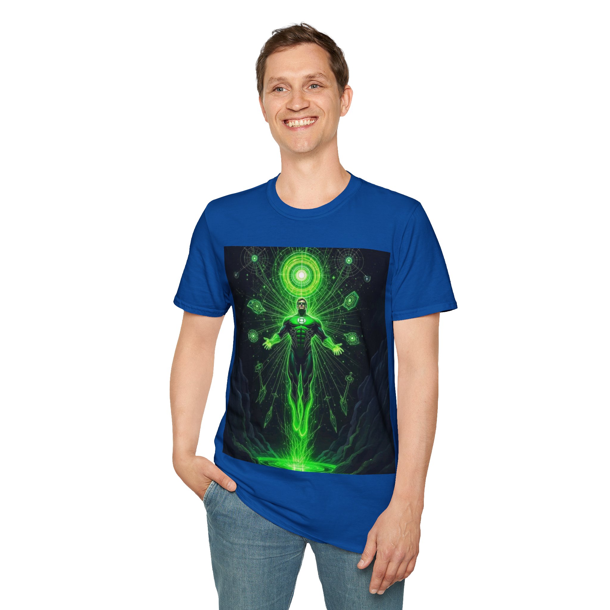 Green Lantern Cosmic Energy T-Shirt — Superhero Sci‑Fi Graphic Tee - Image 23