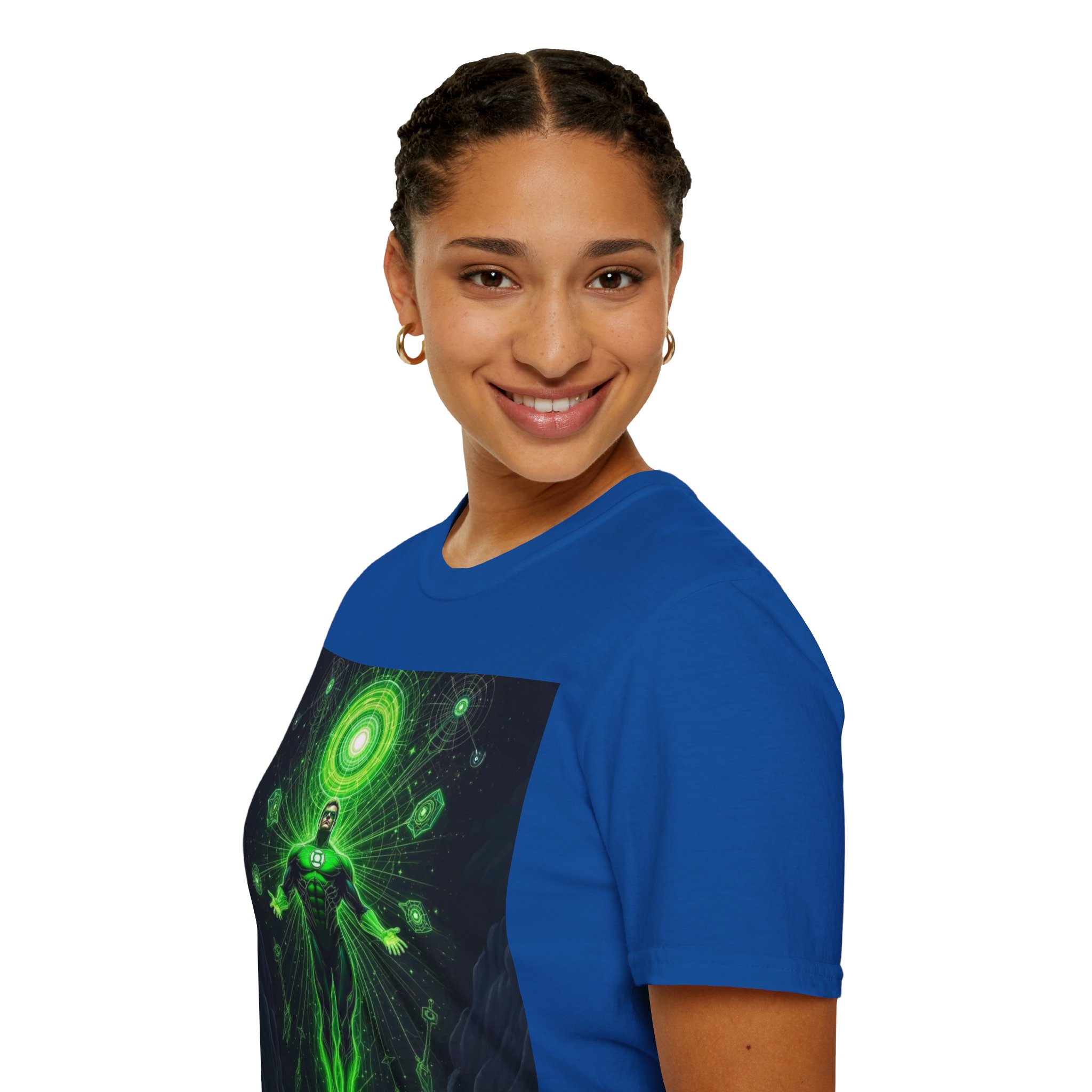 Green Lantern Cosmic Energy T-Shirt — Superhero Sci‑Fi Graphic Tee - Image 24