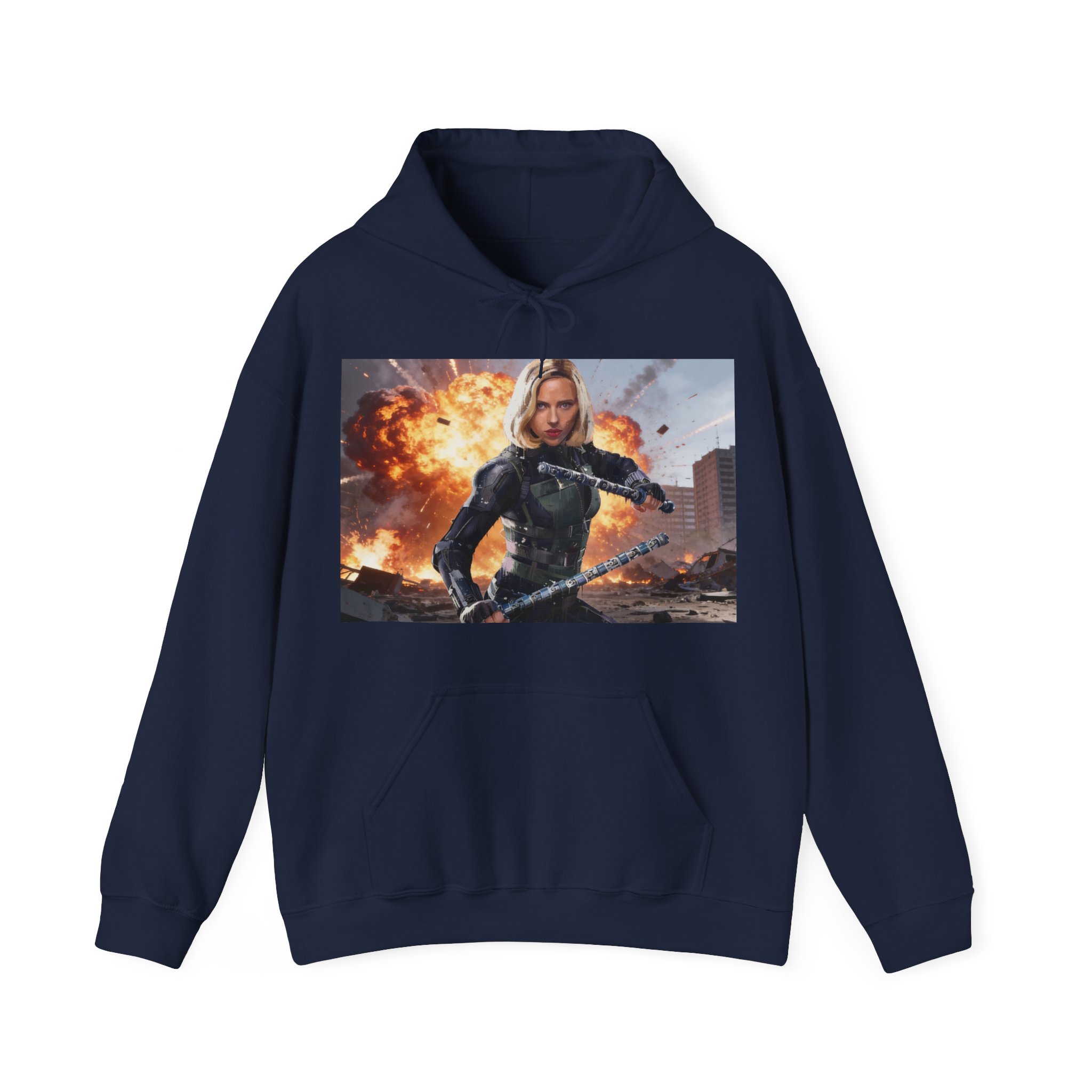 Black Widow Spy Strike Marvel Action Hoodie - Image 12