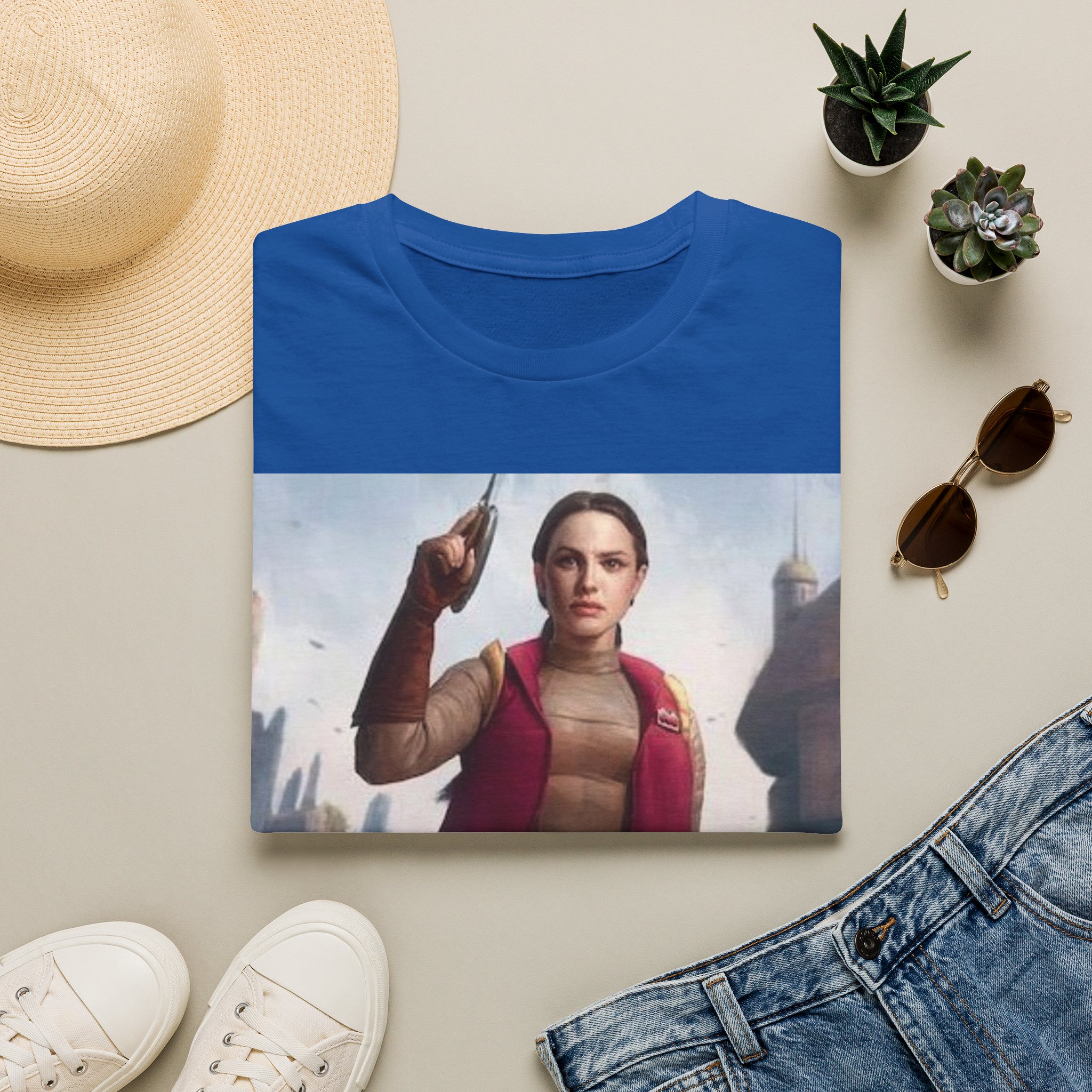 Padmé Amidala Galactic Rebel Force Comic Art T‑Shirt - Image 19