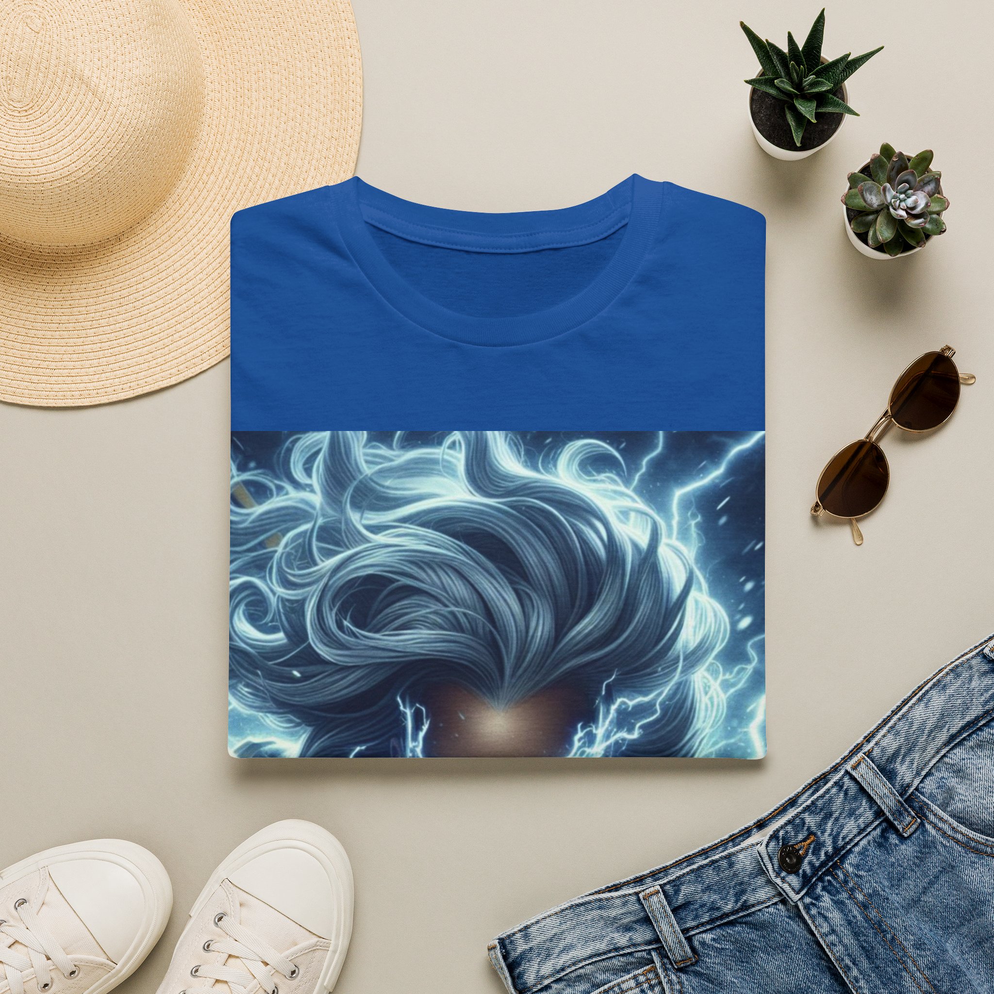 Storm Lightning Goddess Power Comic Art T‑Shirt - Image 19