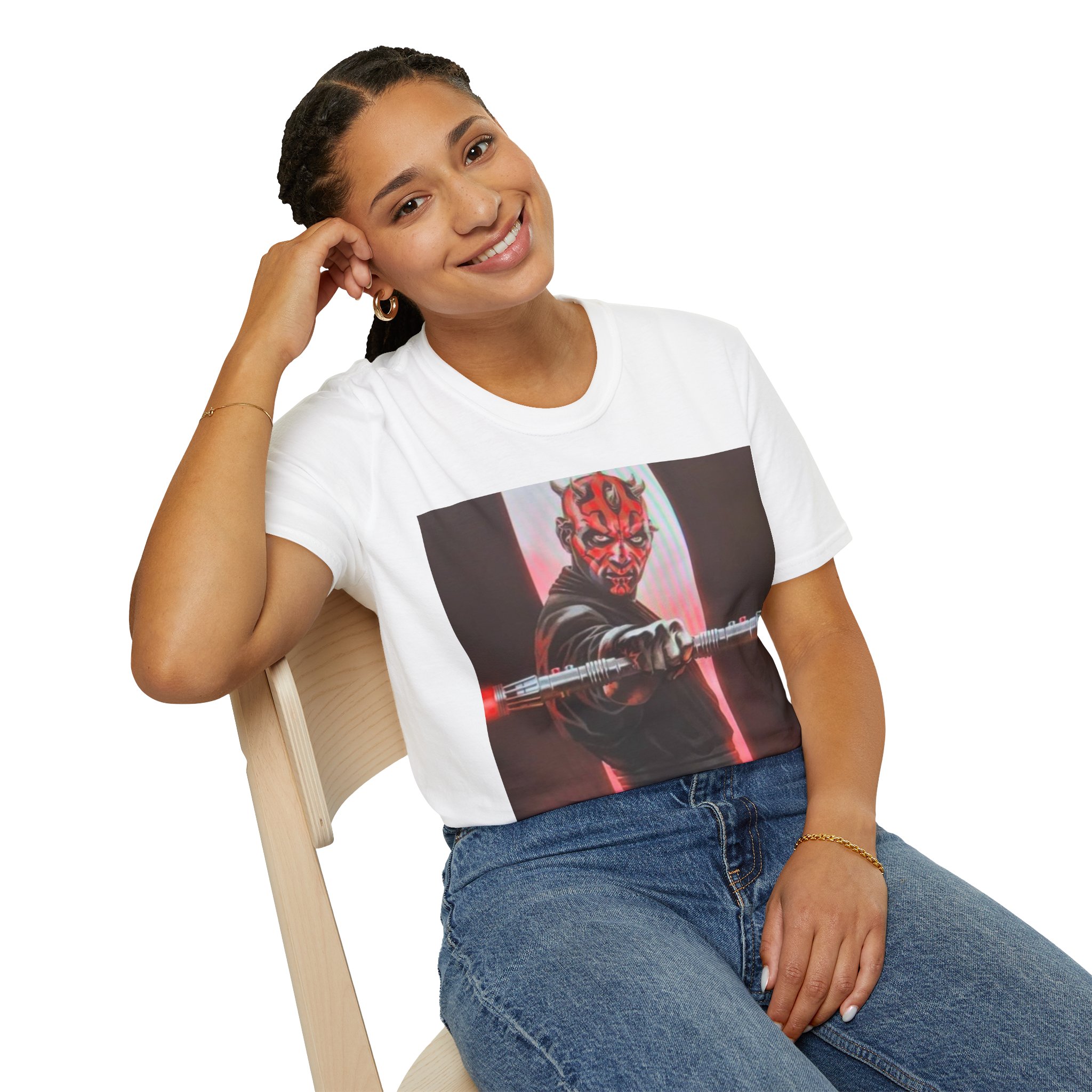 Darth Maul Graphic T-Shirt — Star Wars Sith Lightsaber Tee - Image 16