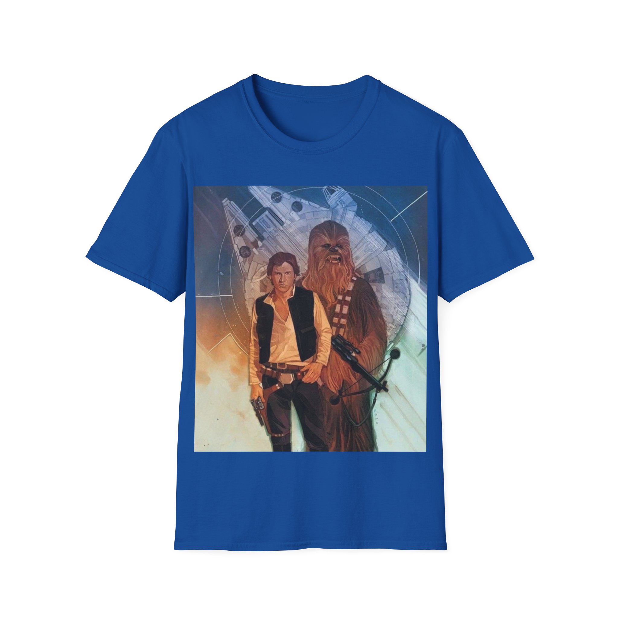 Han Solo & Chewbacca Millennium Flight Graphic T‑Shirt - Image 20