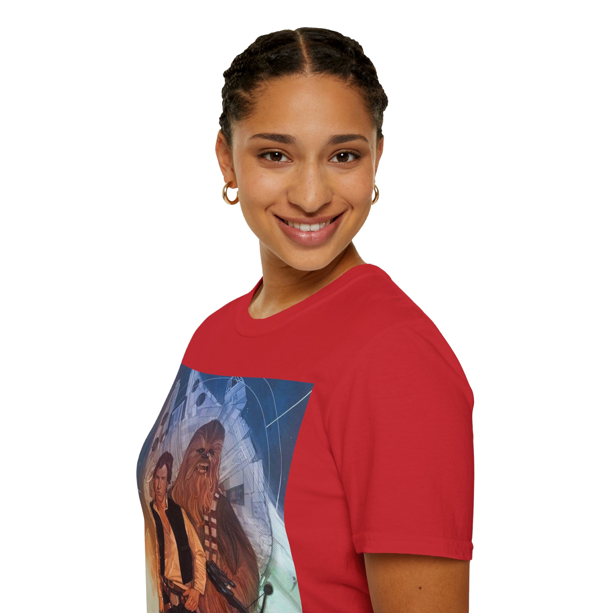 Han Solo & Chewbacca Millennium Flight Graphic T‑Shirt - Image 33