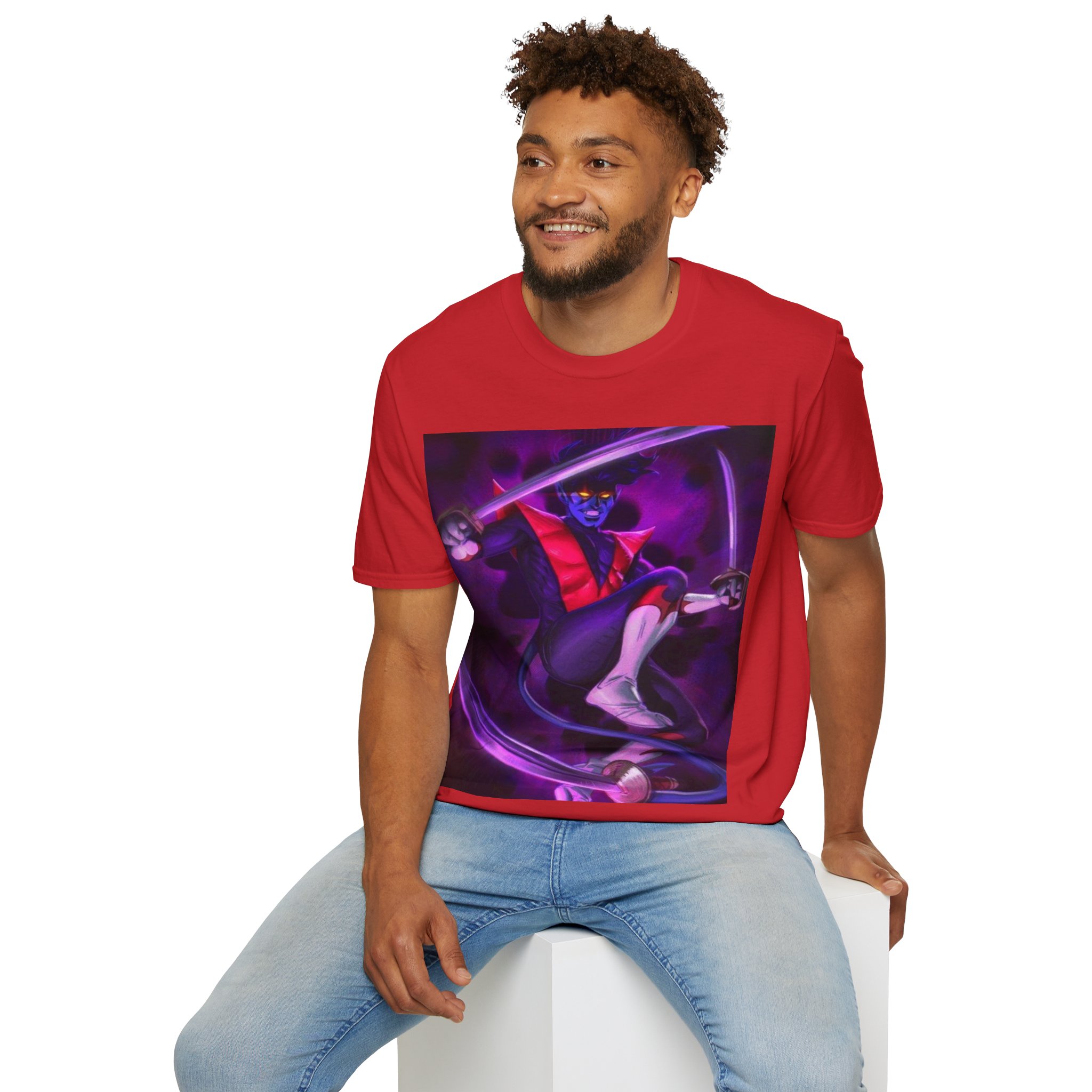 Nightcrawler Shadow Strike Comic Art Graphic Tee - Image 35