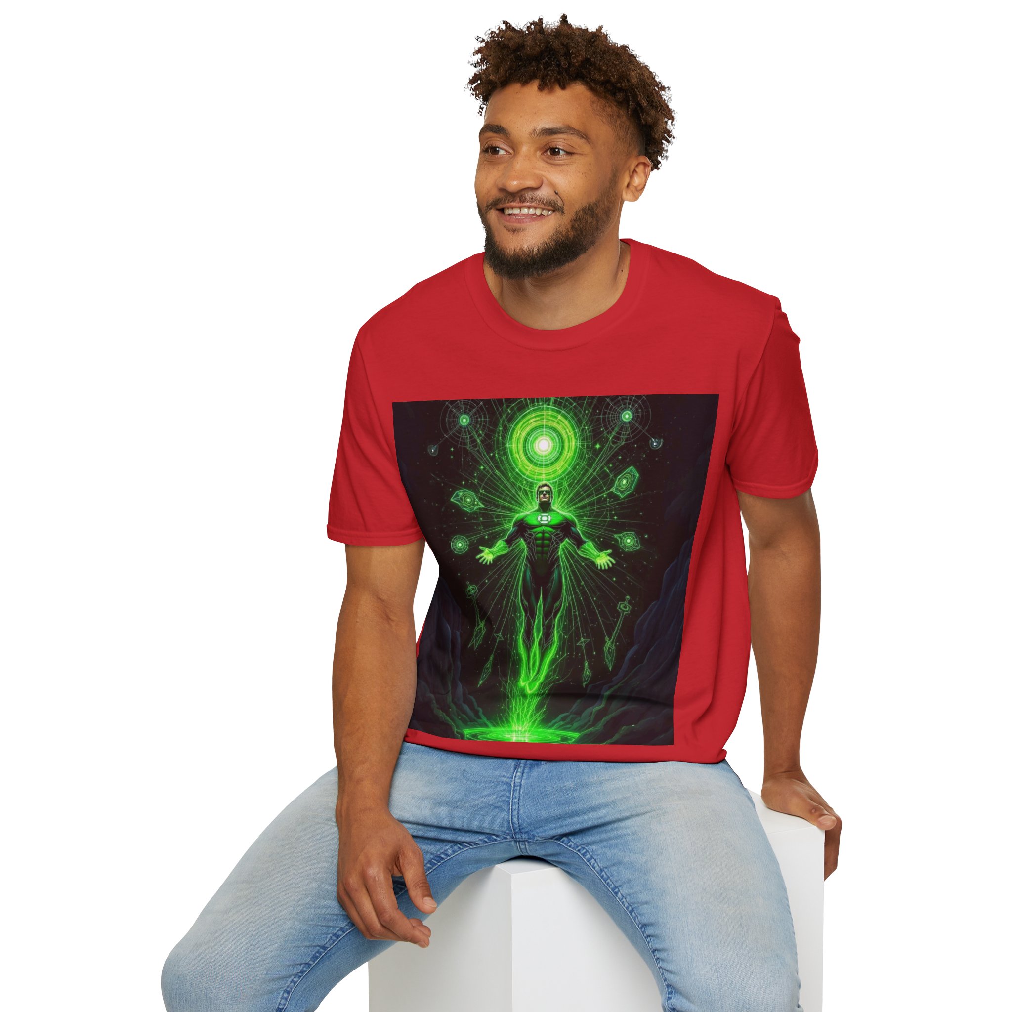 Green Lantern Cosmic Energy T-Shirt — Superhero Sci‑Fi Graphic Tee - Image 35