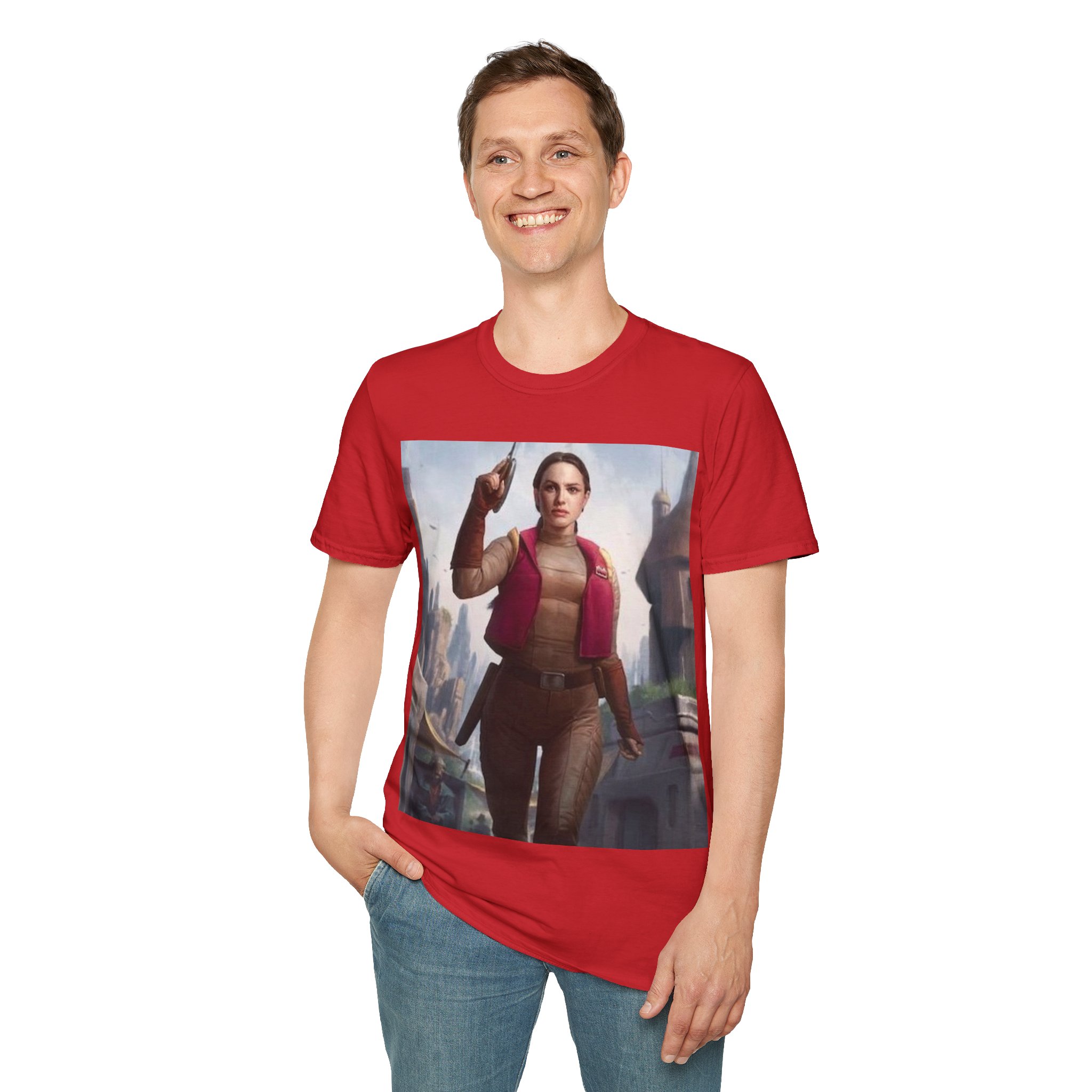 Padmé Amidala Galactic Rebel Force Comic Art T‑Shirt - Image 32