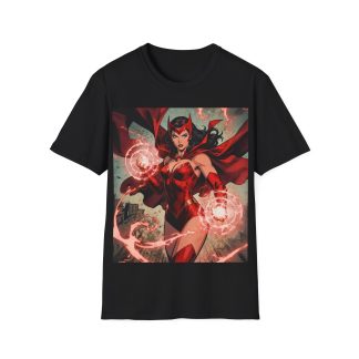 Scarlet Witch Magic Chaos Power Comic Art T‑Shirt
