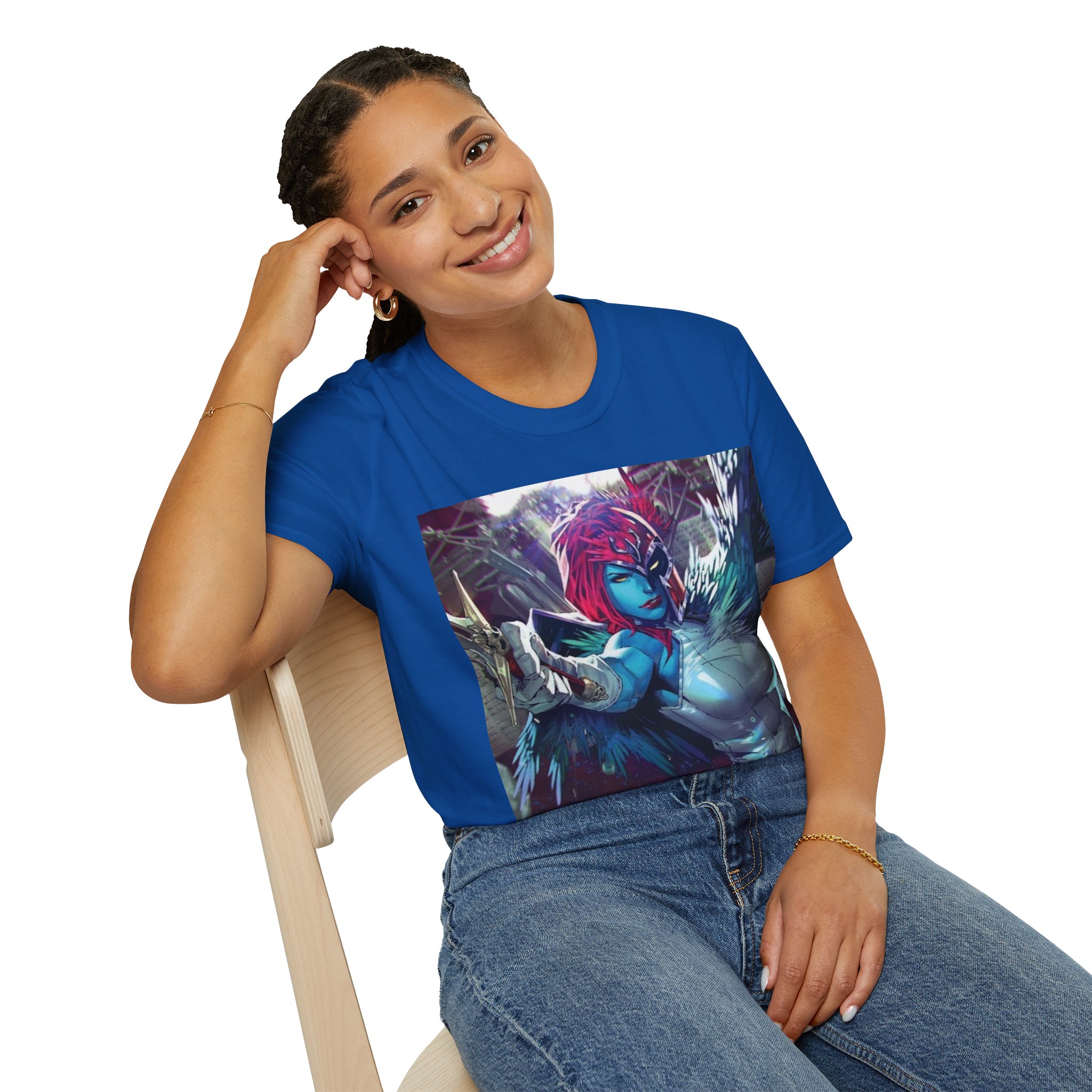 Mystique Winged Warrior Blue Mutant Comic Graphic Tee - Image 25