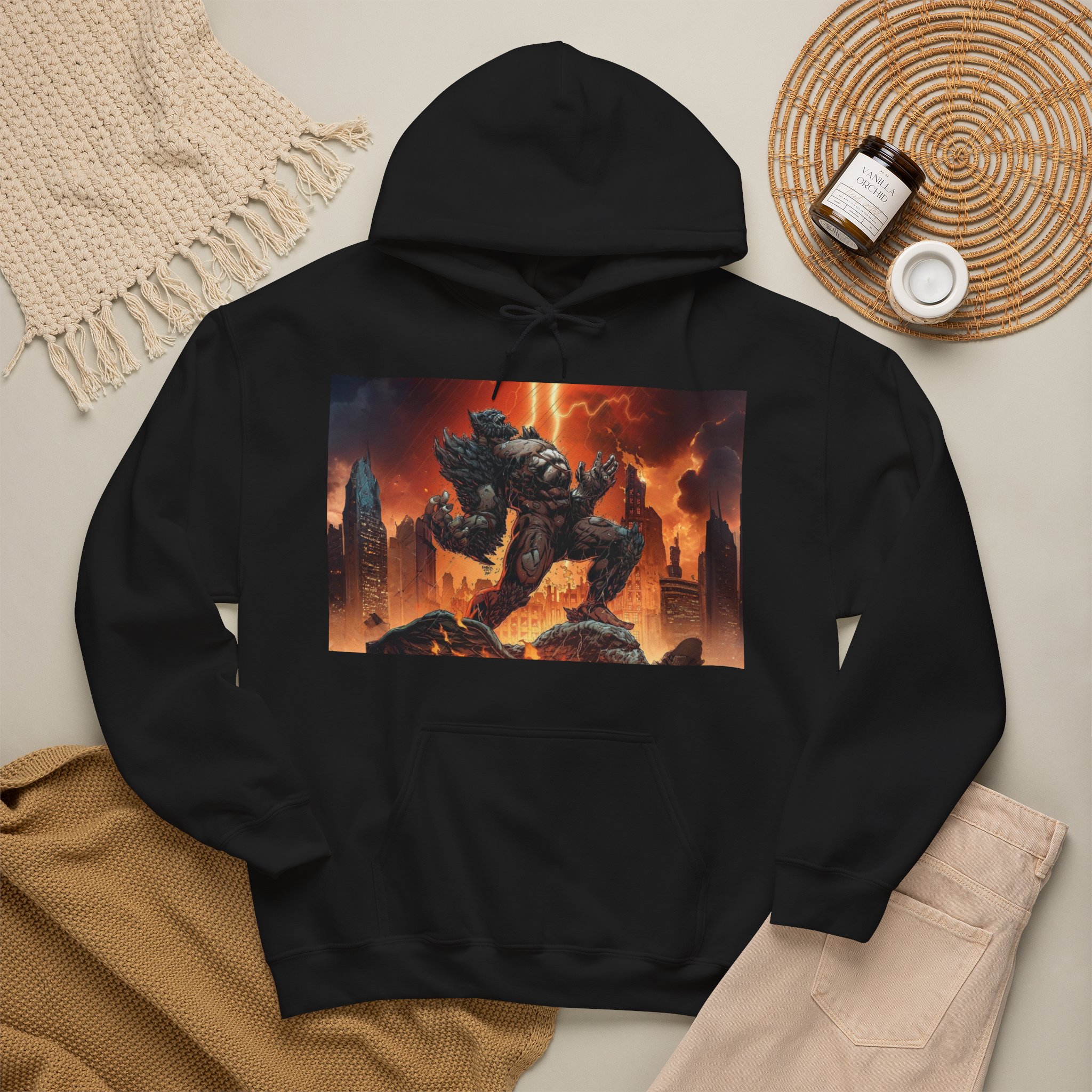 Doomsday Apocalyptic Power Hoodie – DC Destruction Style - Image 5