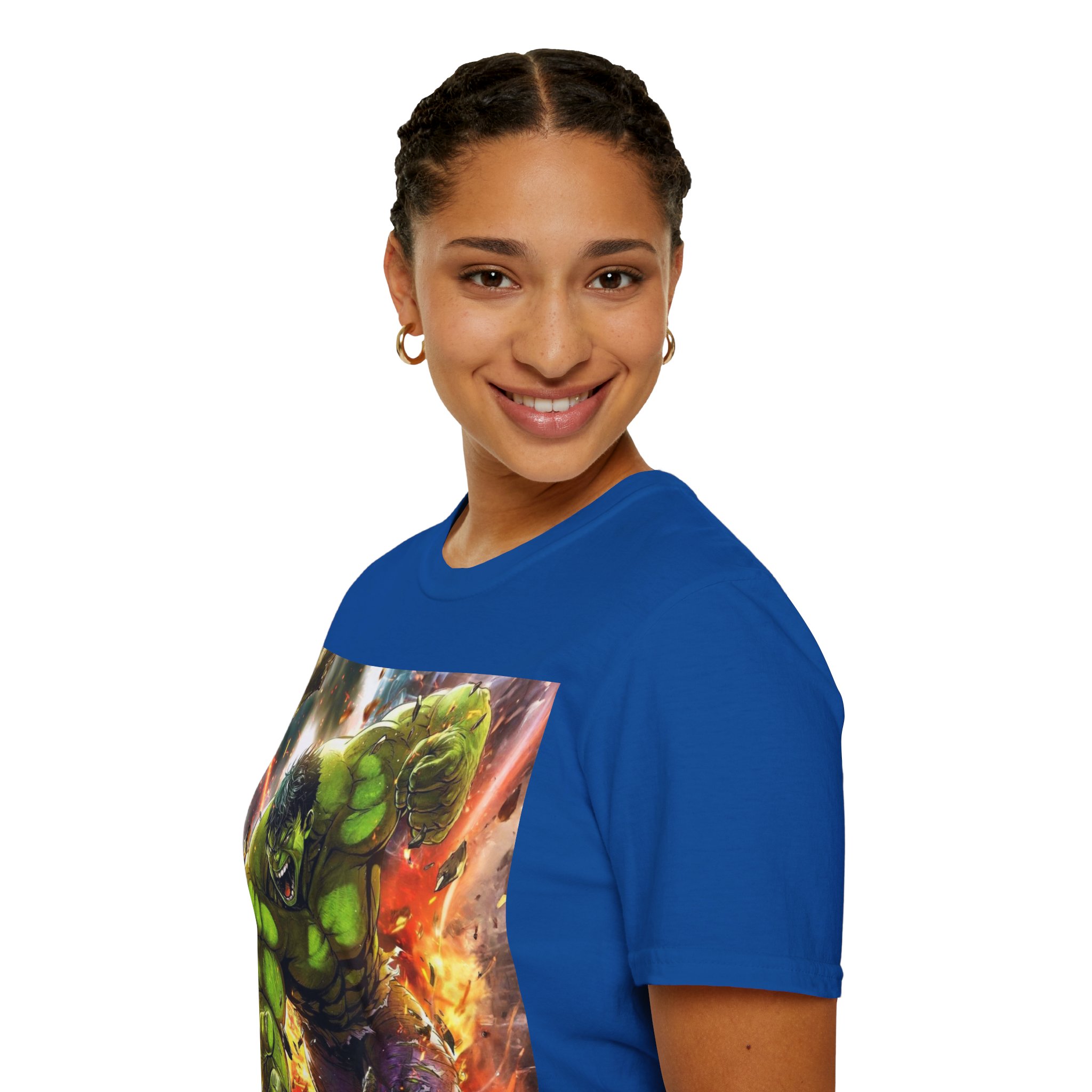 Hulk Smash Explosion Comic Art Graphic T‑Shirt - Image 24
