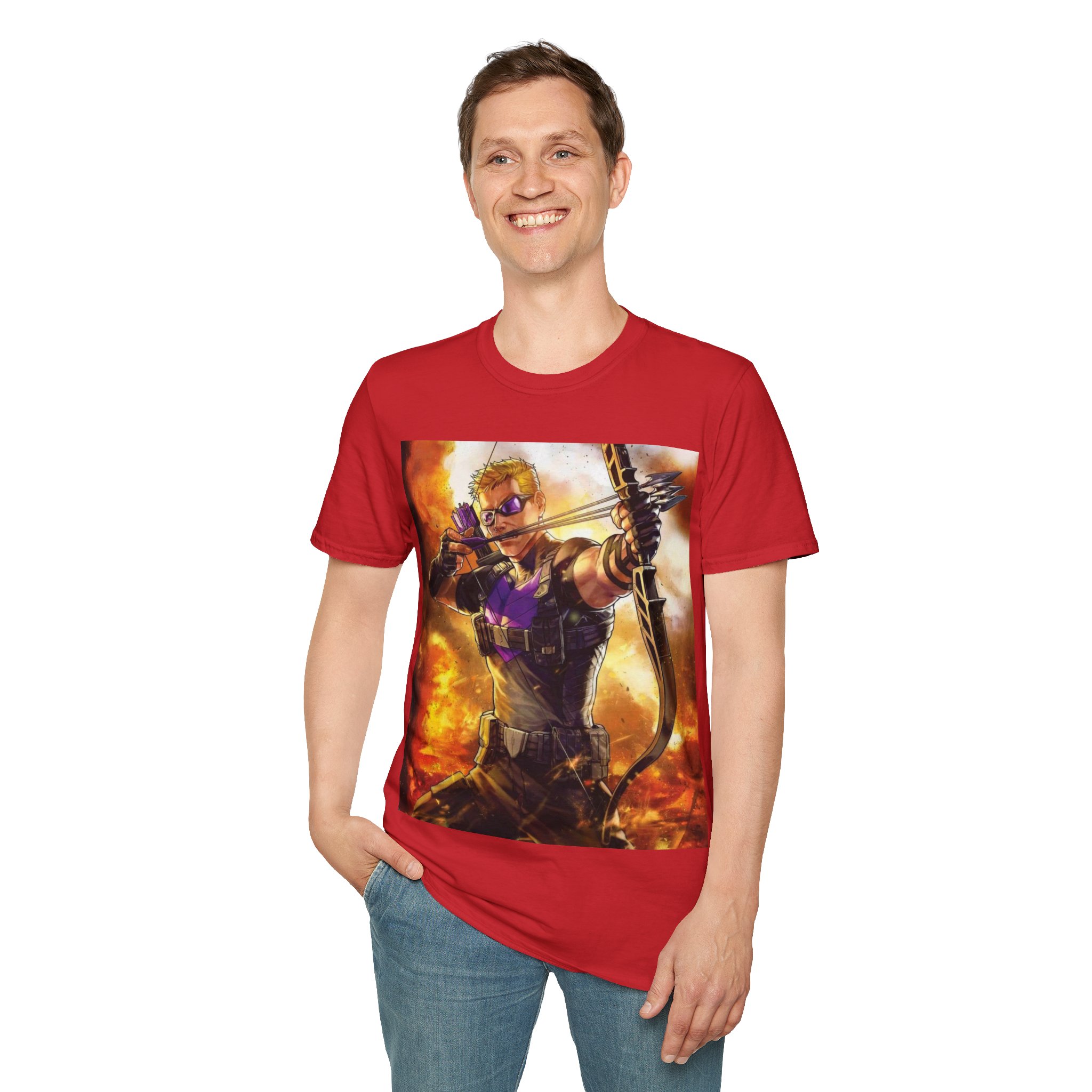 Hawkeye Precision Archer Fire Battle Graphic Tee - Image 32