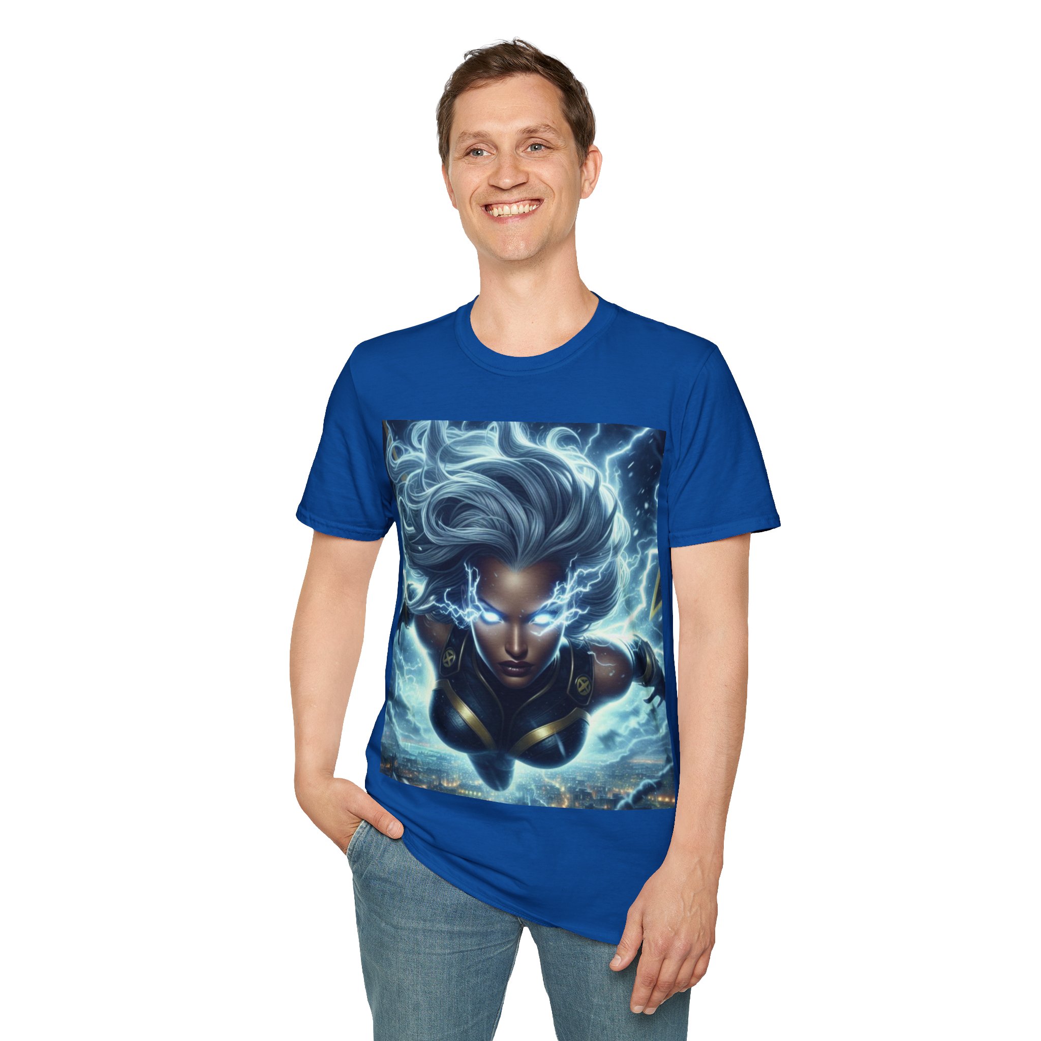 Storm Lightning Goddess Power Comic Art T‑Shirt - Image 23