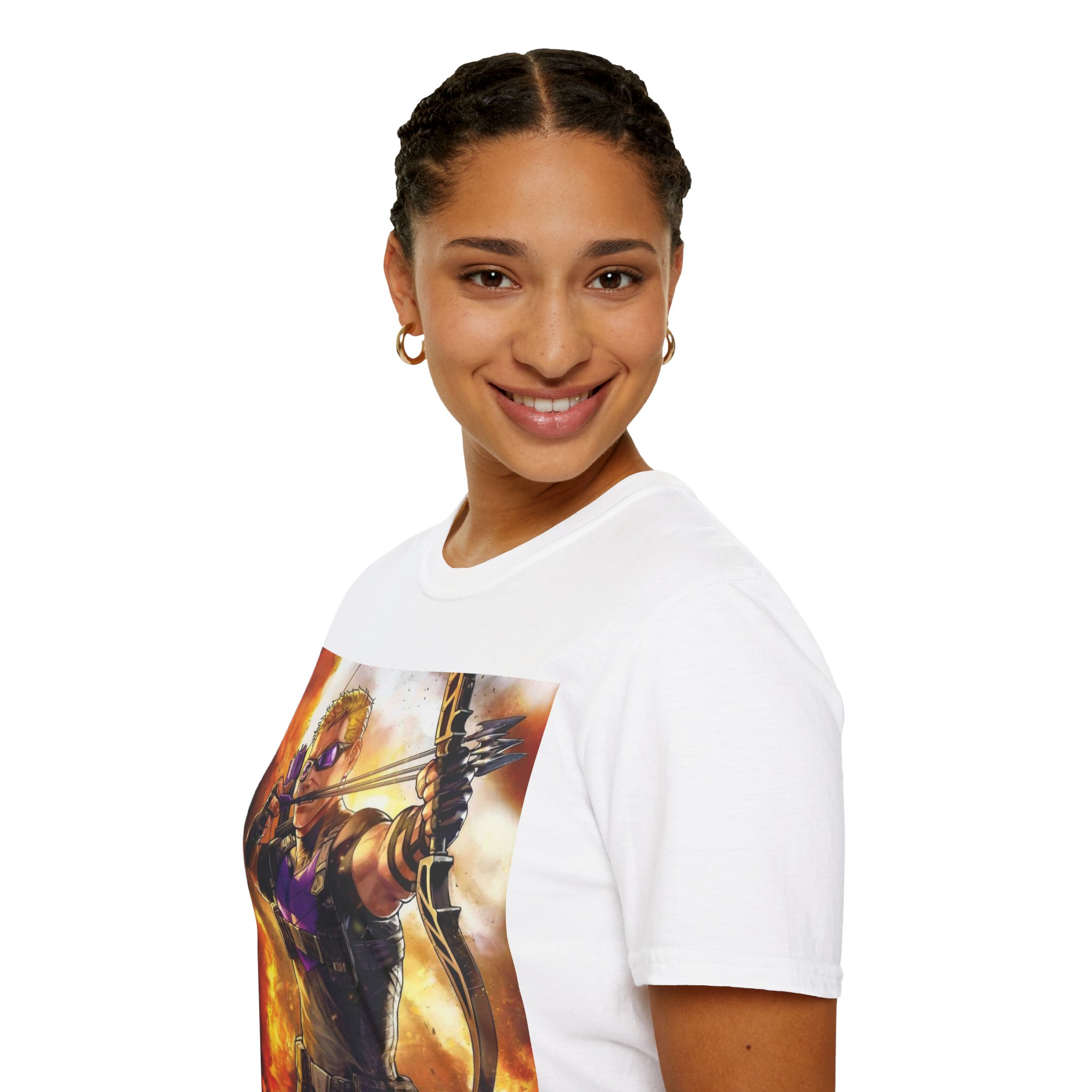 Hawkeye Precision Archer Fire Battle Graphic Tee - Image 15