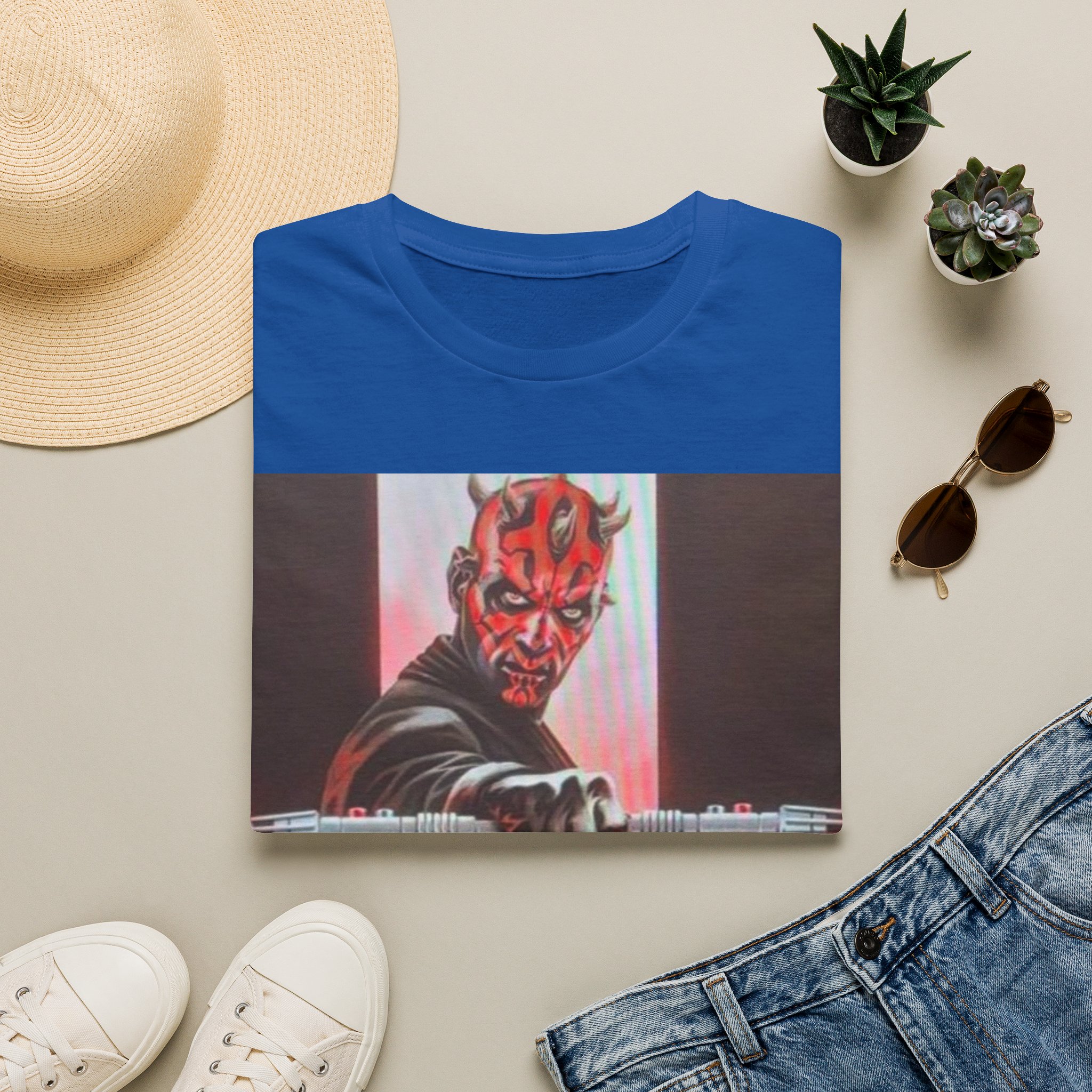 Darth Maul Graphic T-Shirt — Star Wars Sith Lightsaber Tee - Image 19