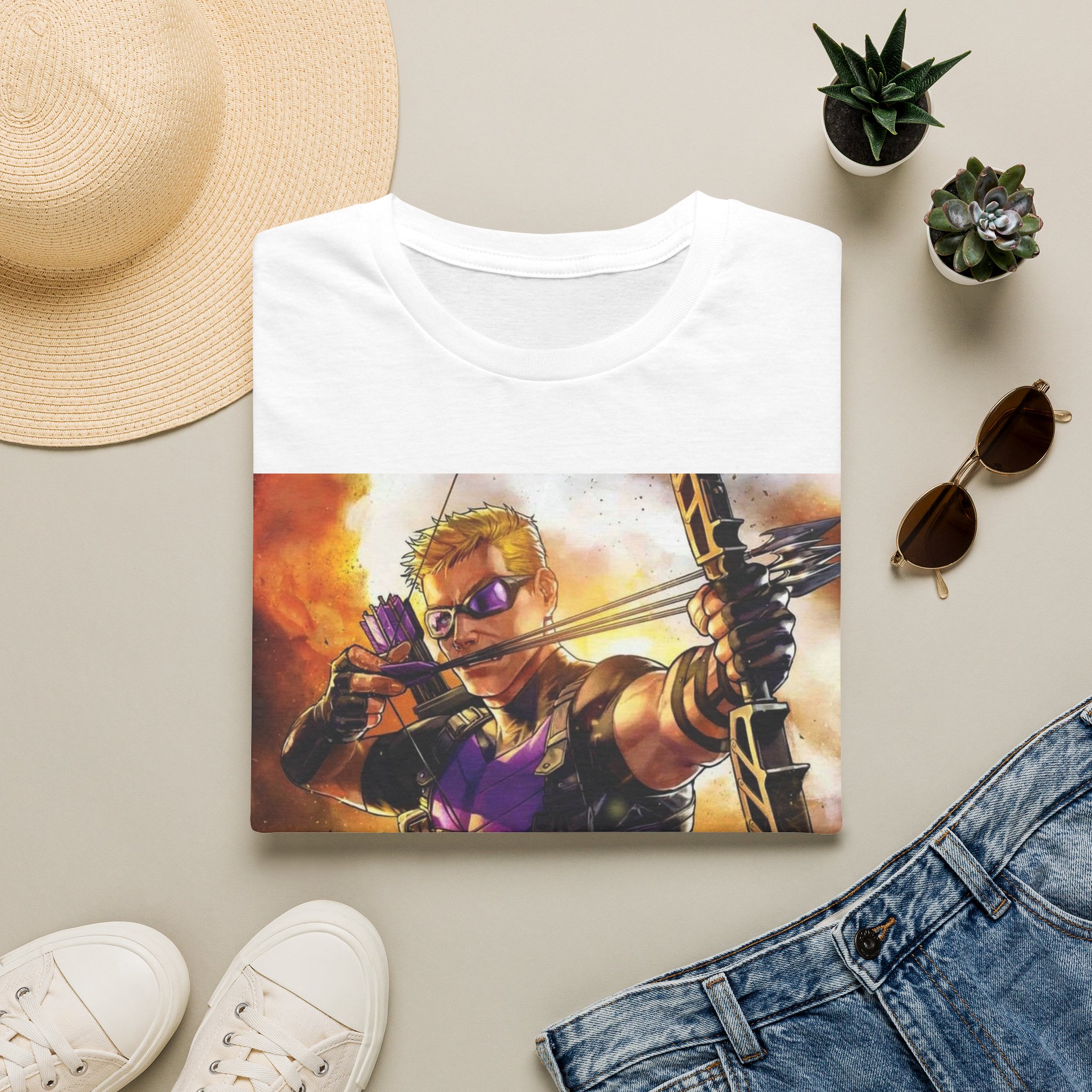Hawkeye Precision Archer Fire Battle Graphic Tee - Image 10