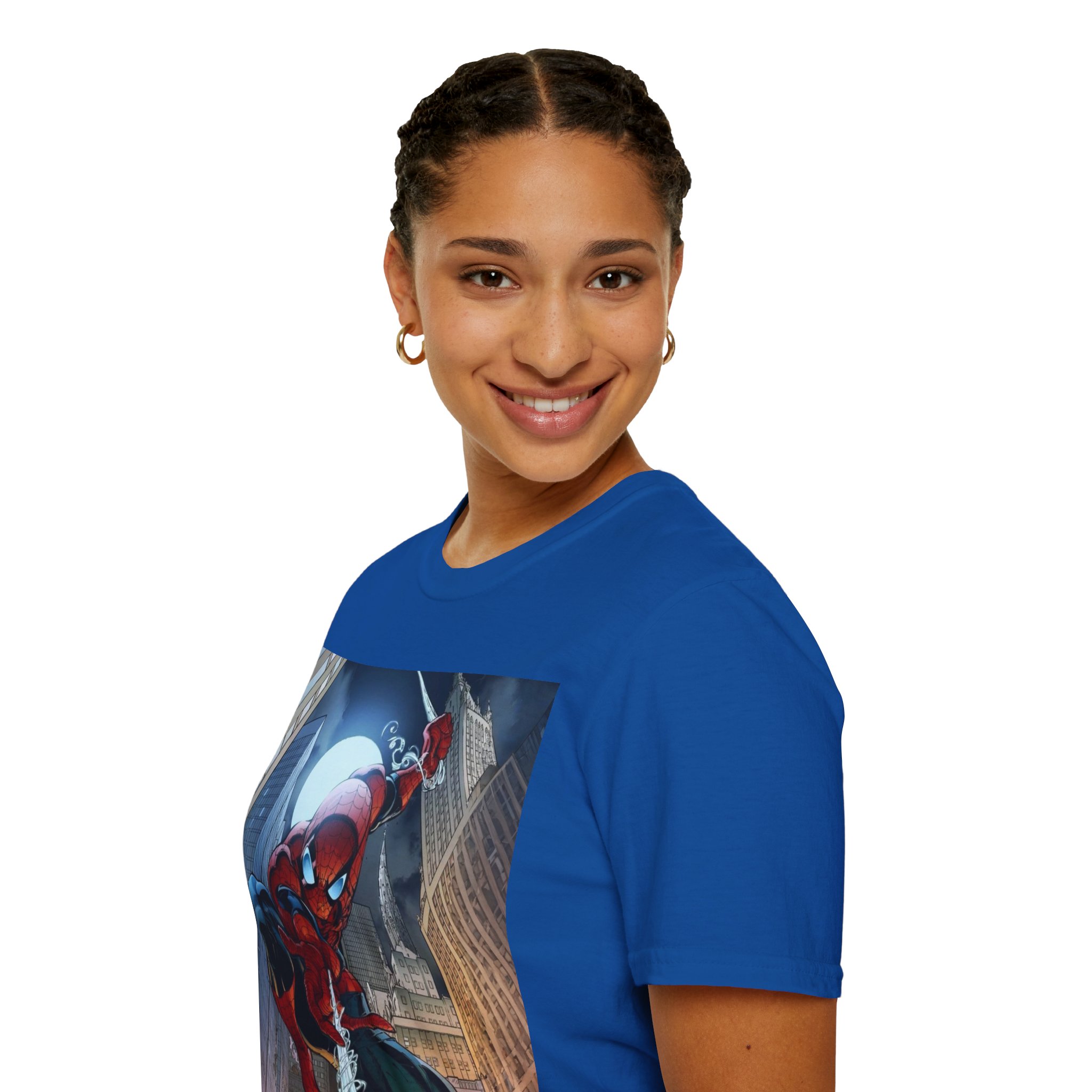 Spider‑Man City Swing Hero Comic Art Graphic Tee - Image 24