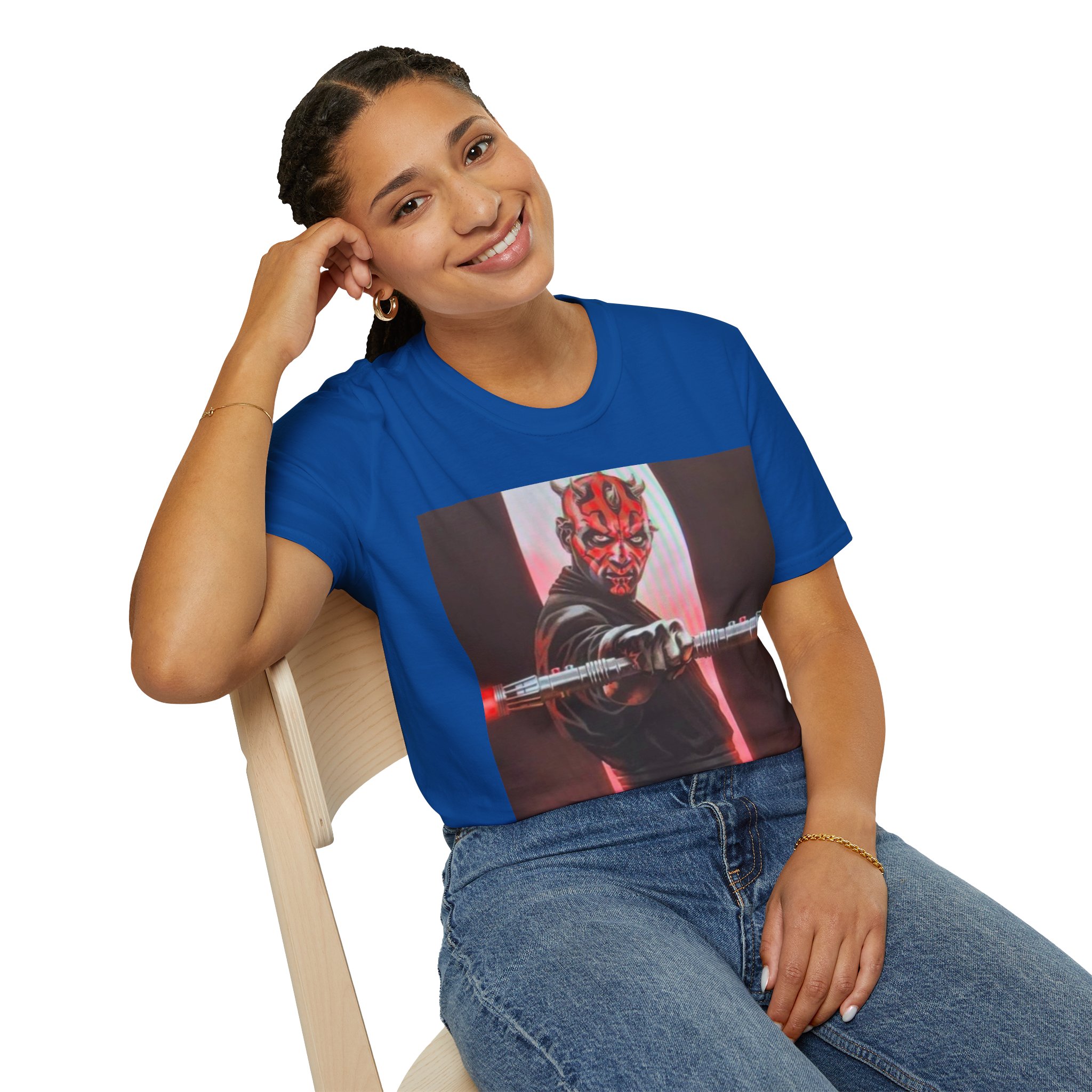 Darth Maul Graphic T-Shirt — Star Wars Sith Lightsaber Tee - Image 25