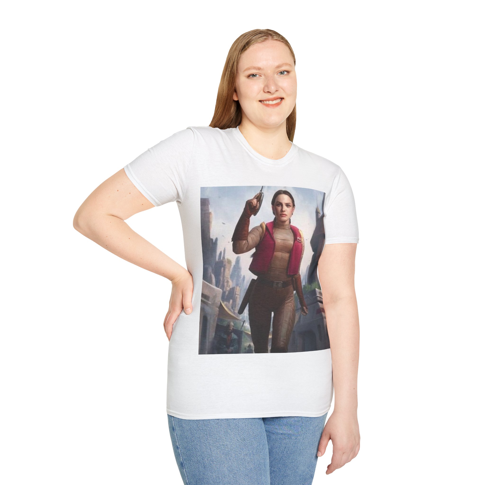 Padmé Amidala Galactic Rebel Force Comic Art T‑Shirt - Image 13