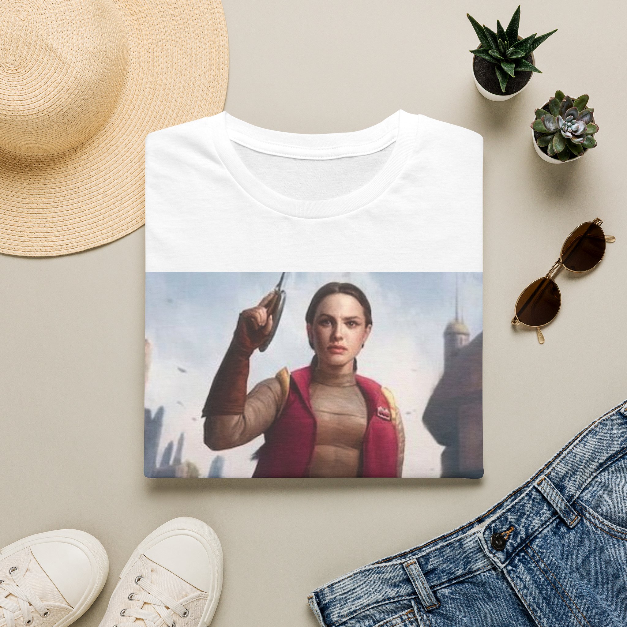 Padmé Amidala Galactic Rebel Force Comic Art T‑Shirt - Image 10