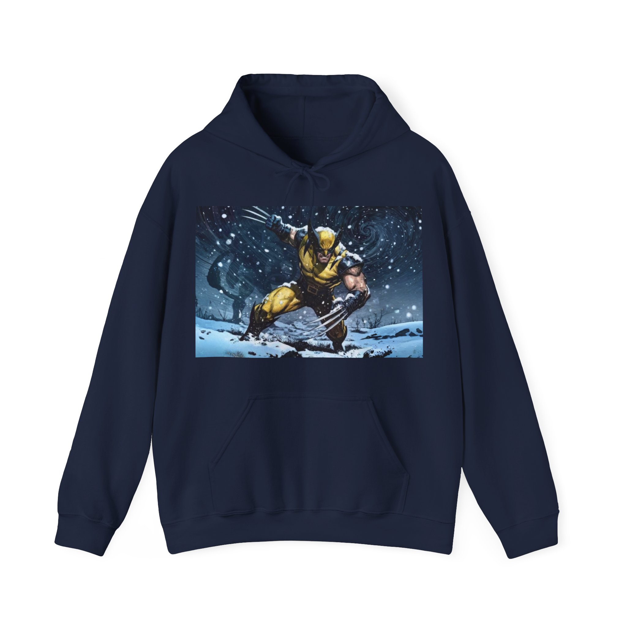 Wolverine Claws X‑Men Winter Comic Graphic Hoodie - Image 12
