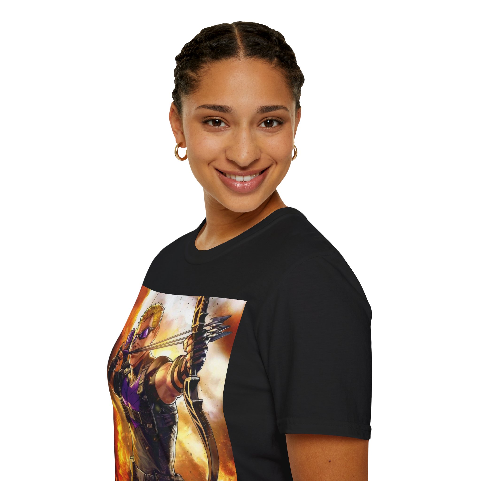 Hawkeye Precision Archer Fire Battle Graphic Tee - Image 6