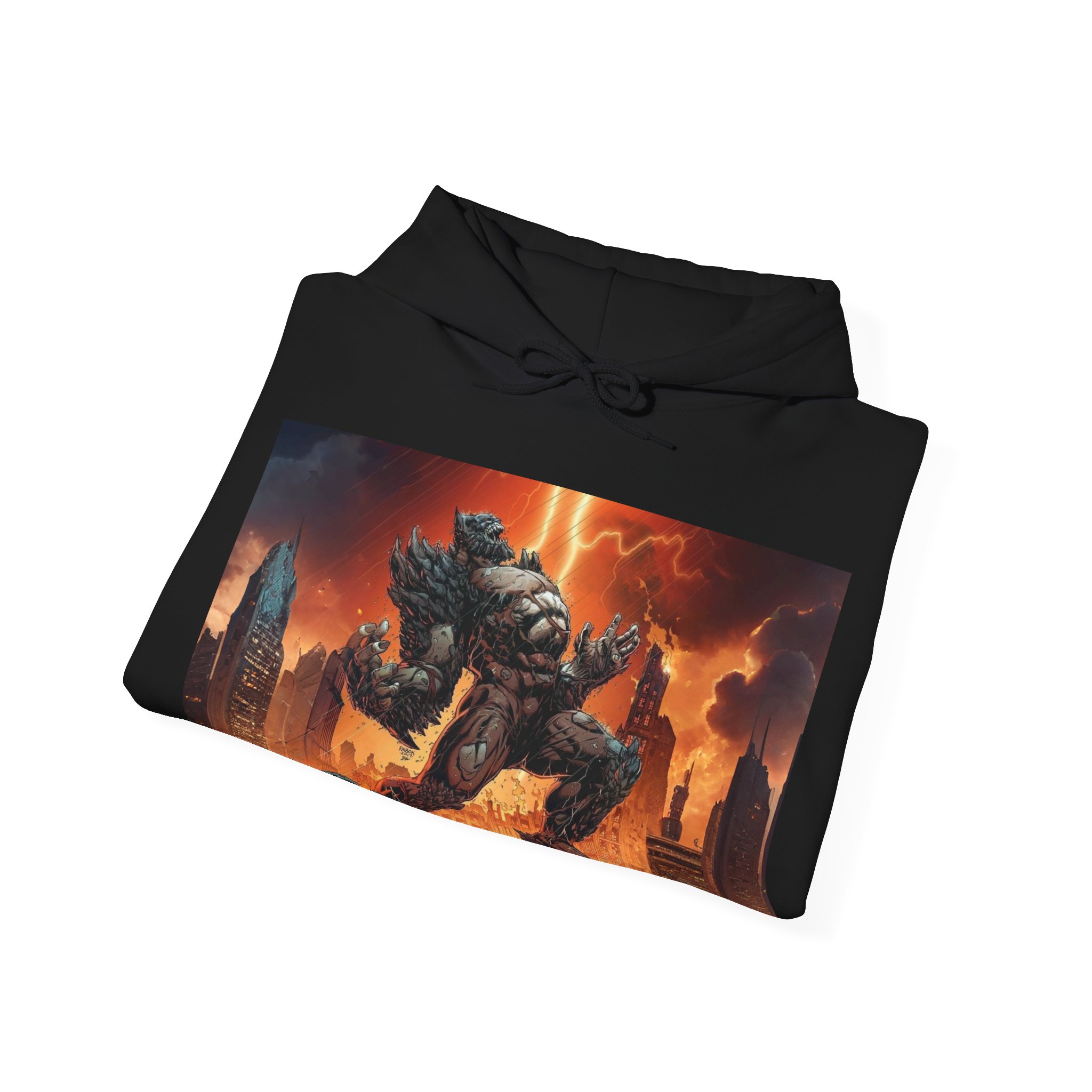Doomsday Apocalyptic Power Hoodie – DC Destruction Style - Image 4