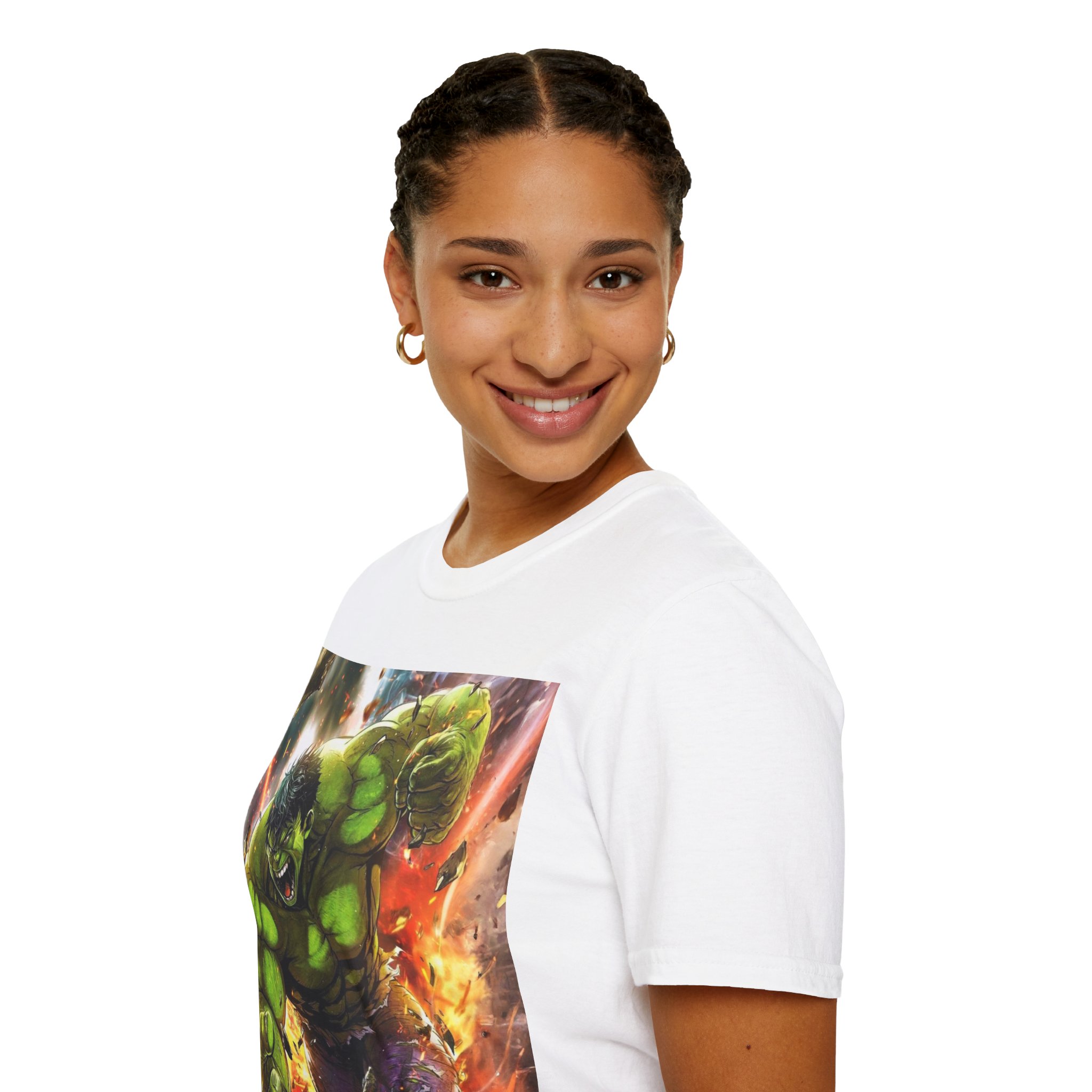 Hulk Smash Explosion Comic Art Graphic T‑Shirt - Image 15