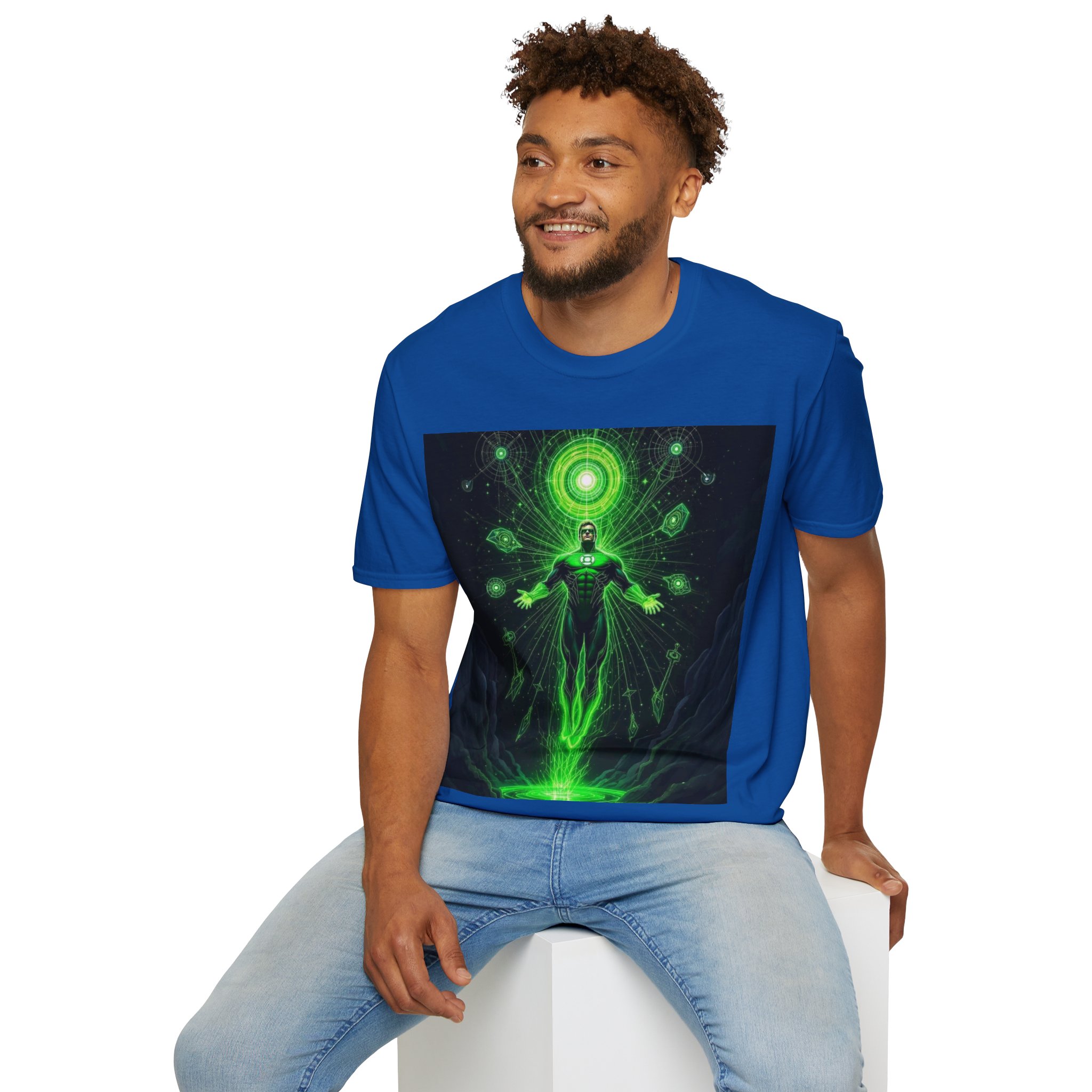 Green Lantern Cosmic Energy T-Shirt — Superhero Sci‑Fi Graphic Tee - Image 26