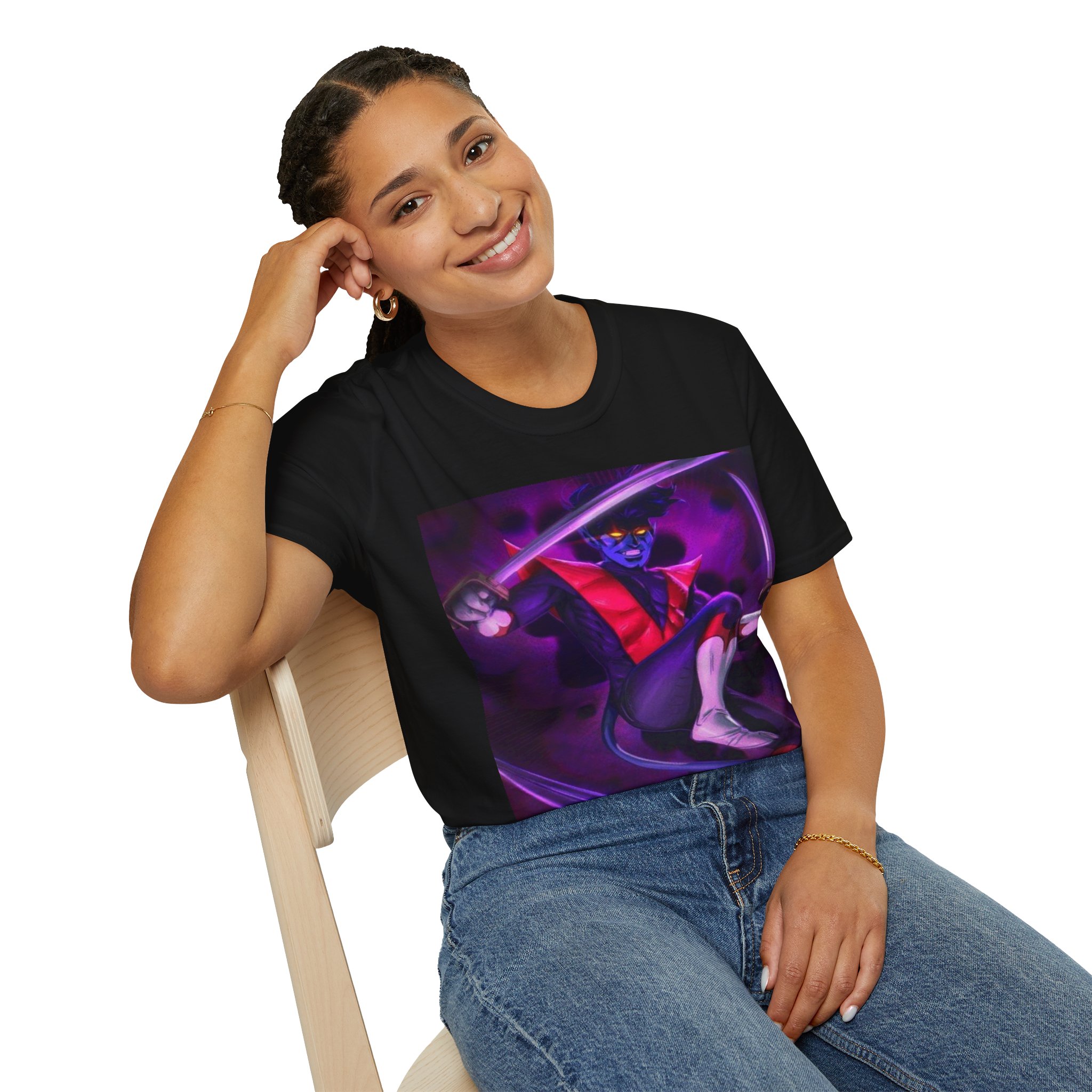 Nightcrawler Shadow Strike Comic Art Graphic Tee - Image 7