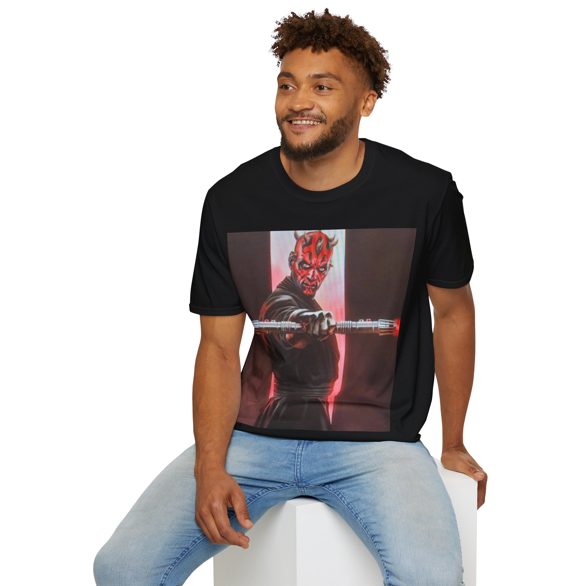 Darth Maul Graphic T-Shirt — Star Wars Sith Lightsaber Tee - Image 8