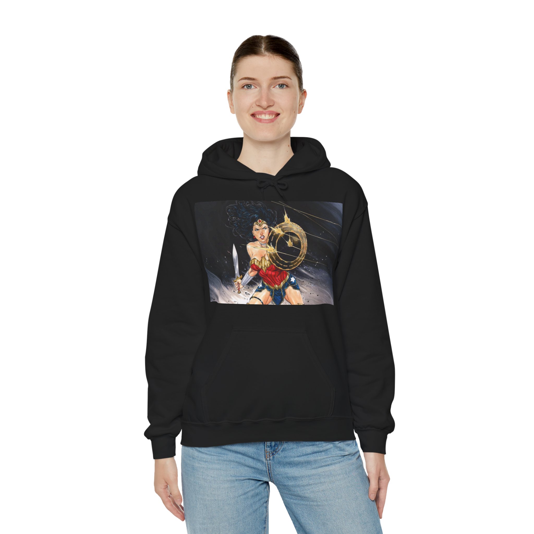 Wonder Woman Warrior Hoodie – Amazon Strength Design - Image 8