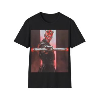 Darth Maul Graphic T-Shirt — Star Wars Sith Lightsaber Tee