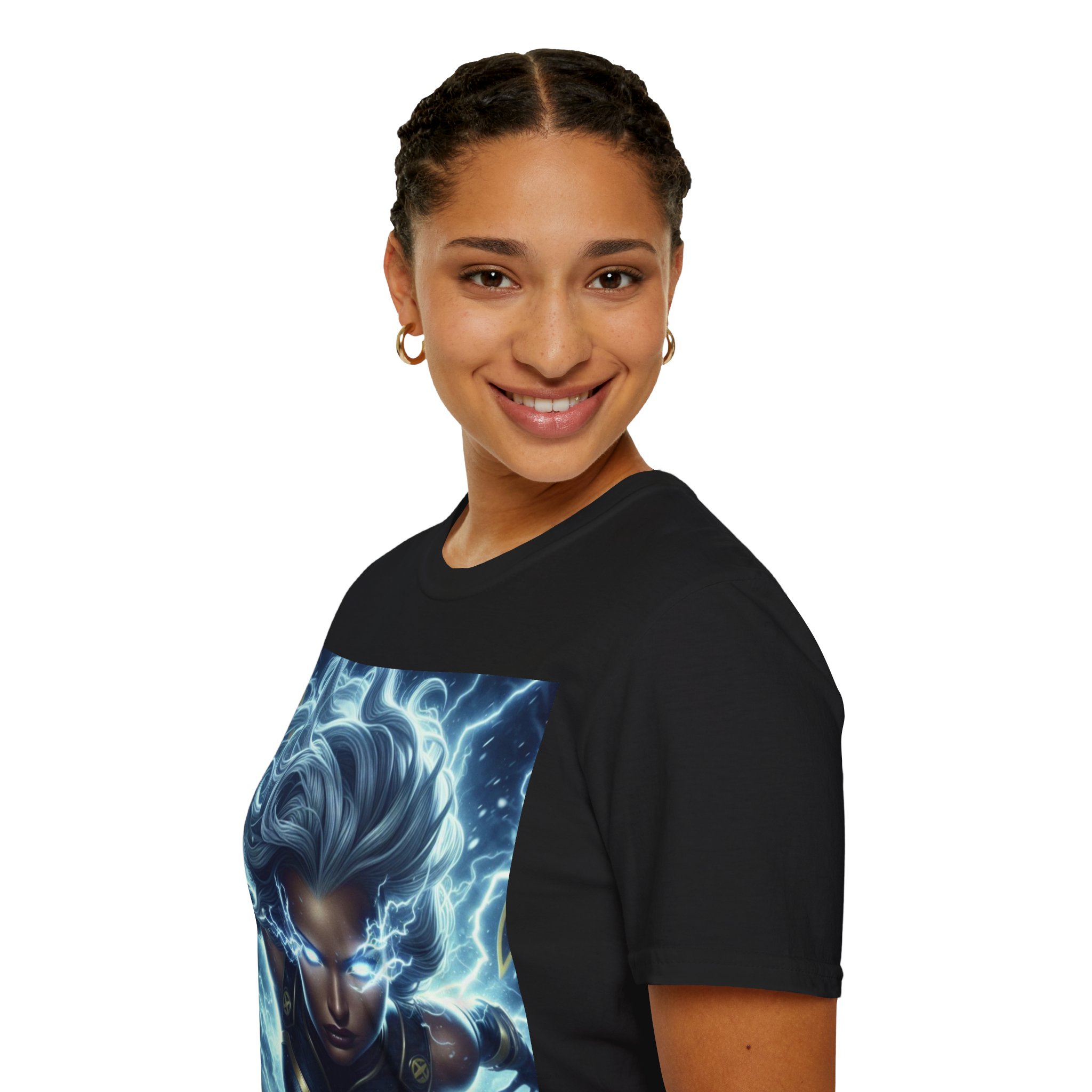 Storm Lightning Goddess Power Comic Art T‑Shirt - Image 6
