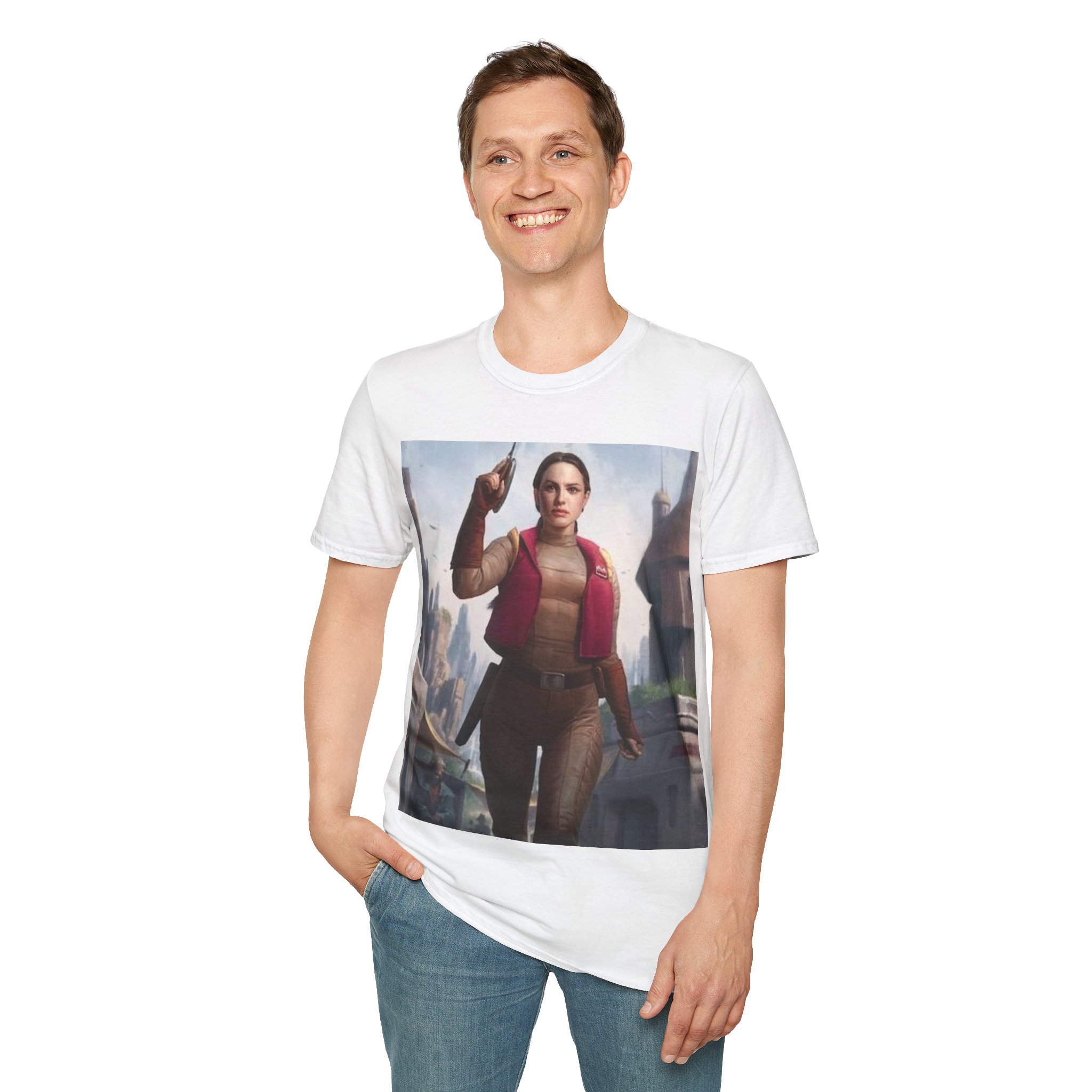 Padmé Amidala Galactic Rebel Force Comic Art T‑Shirt - Image 14