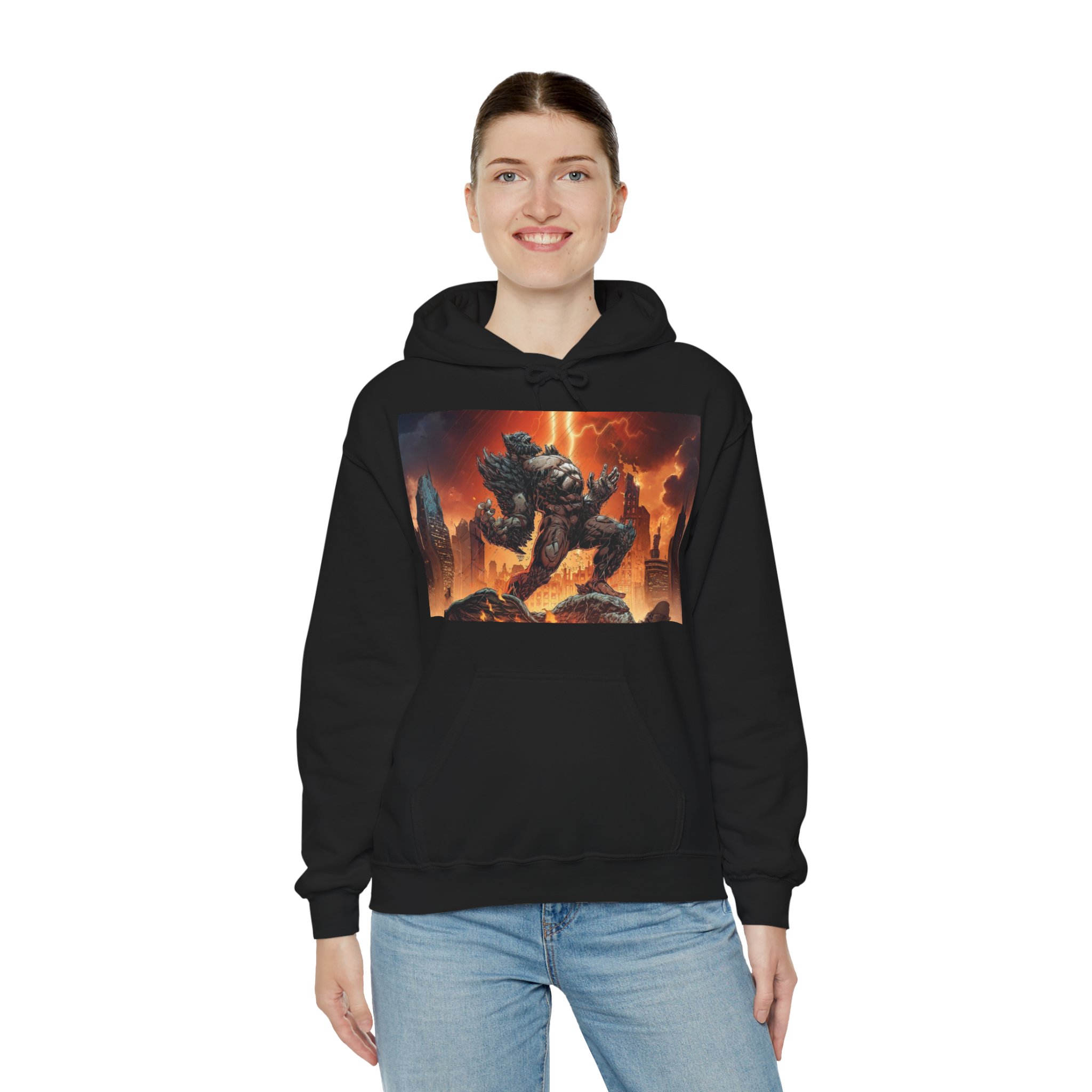 Doomsday Apocalyptic Power Hoodie – DC Destruction Style - Image 8
